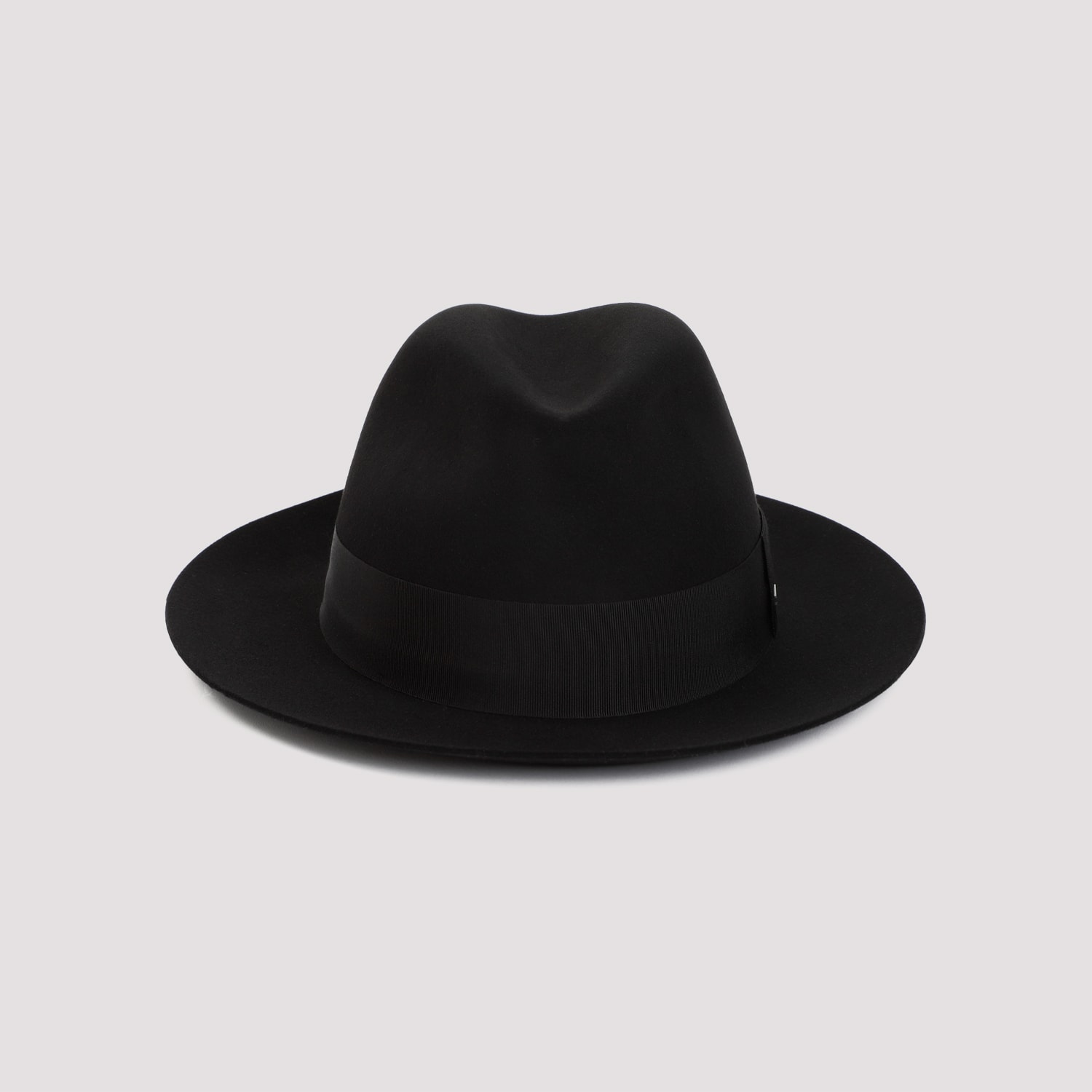 Shop Saint Laurent Wool Hat In Black