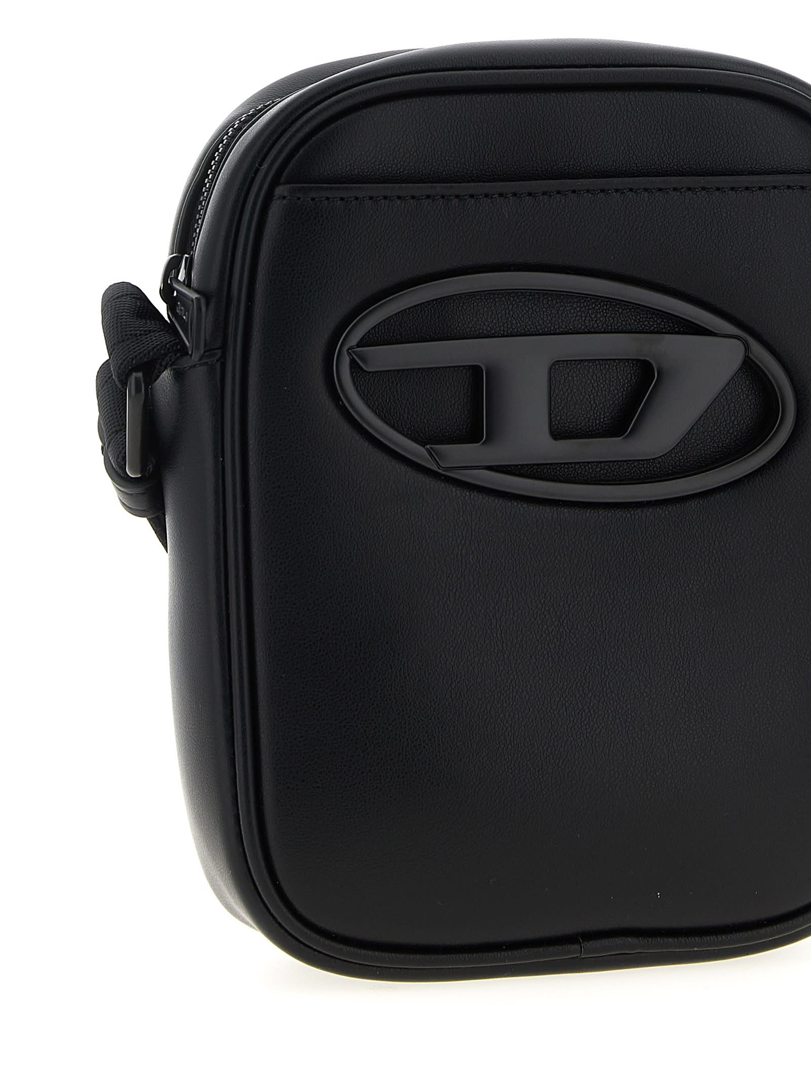 Diesel Holi-d Crossbody Bag In Black