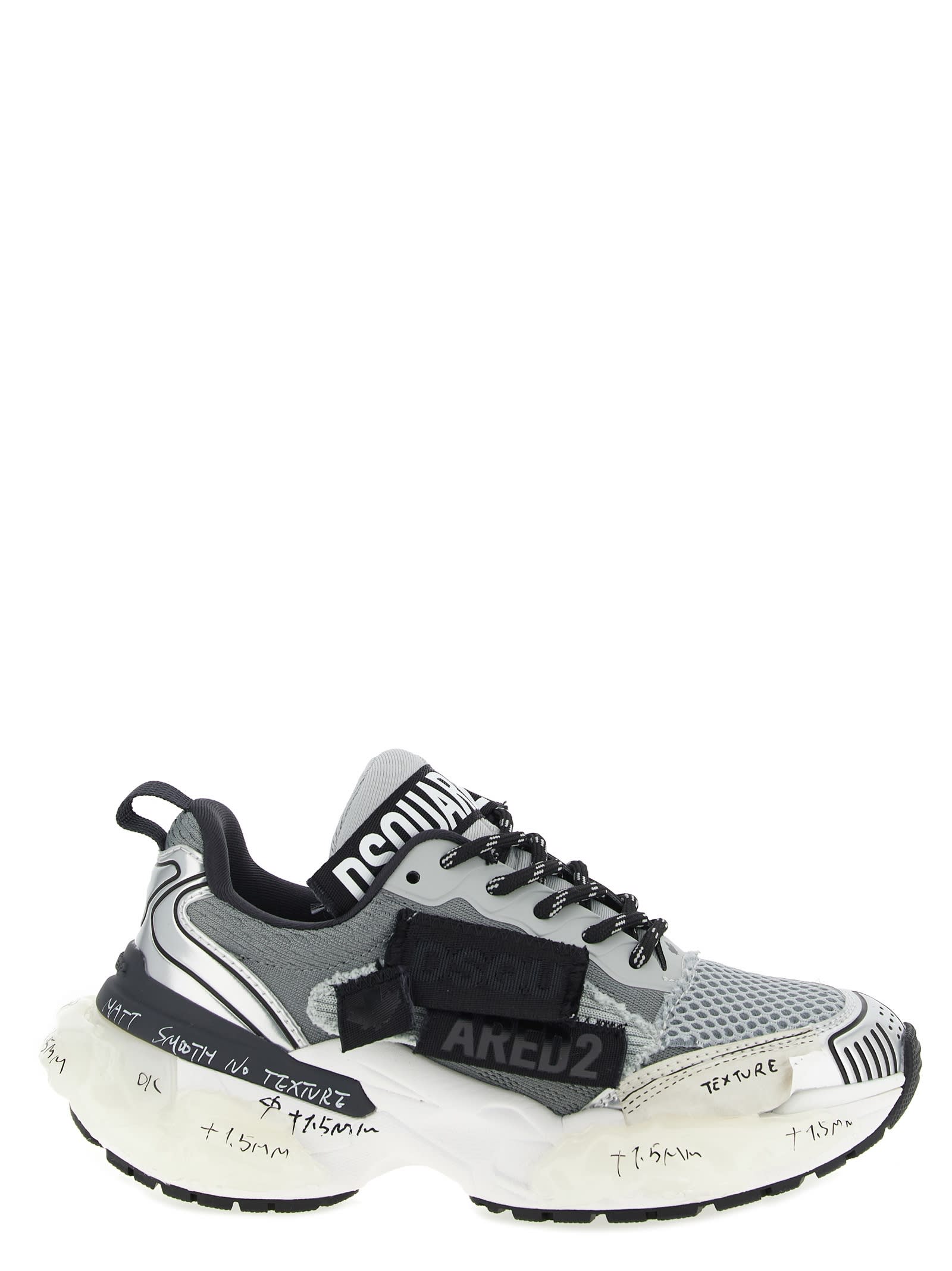 Dsquared2 Faster Sneakers Gray In Gray