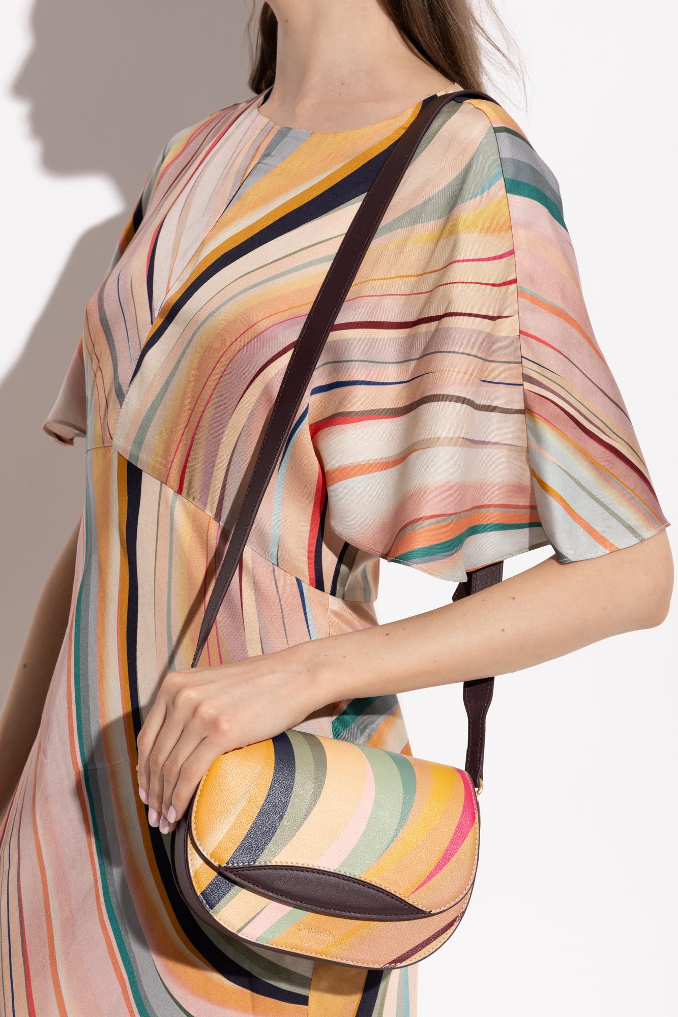 Paul Smith Leather Shoulder Bag In Multi