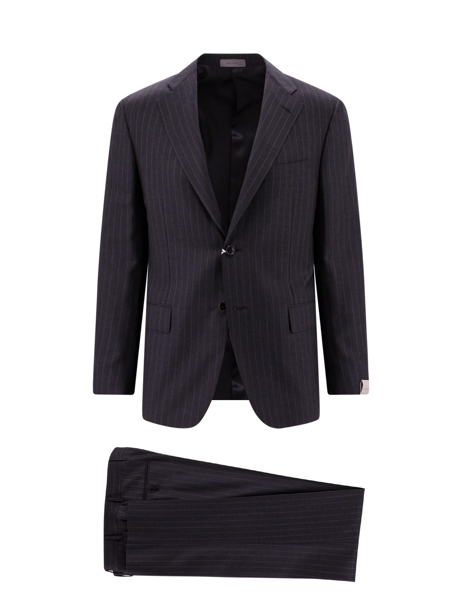 Shop Corneliani Suit In Grey