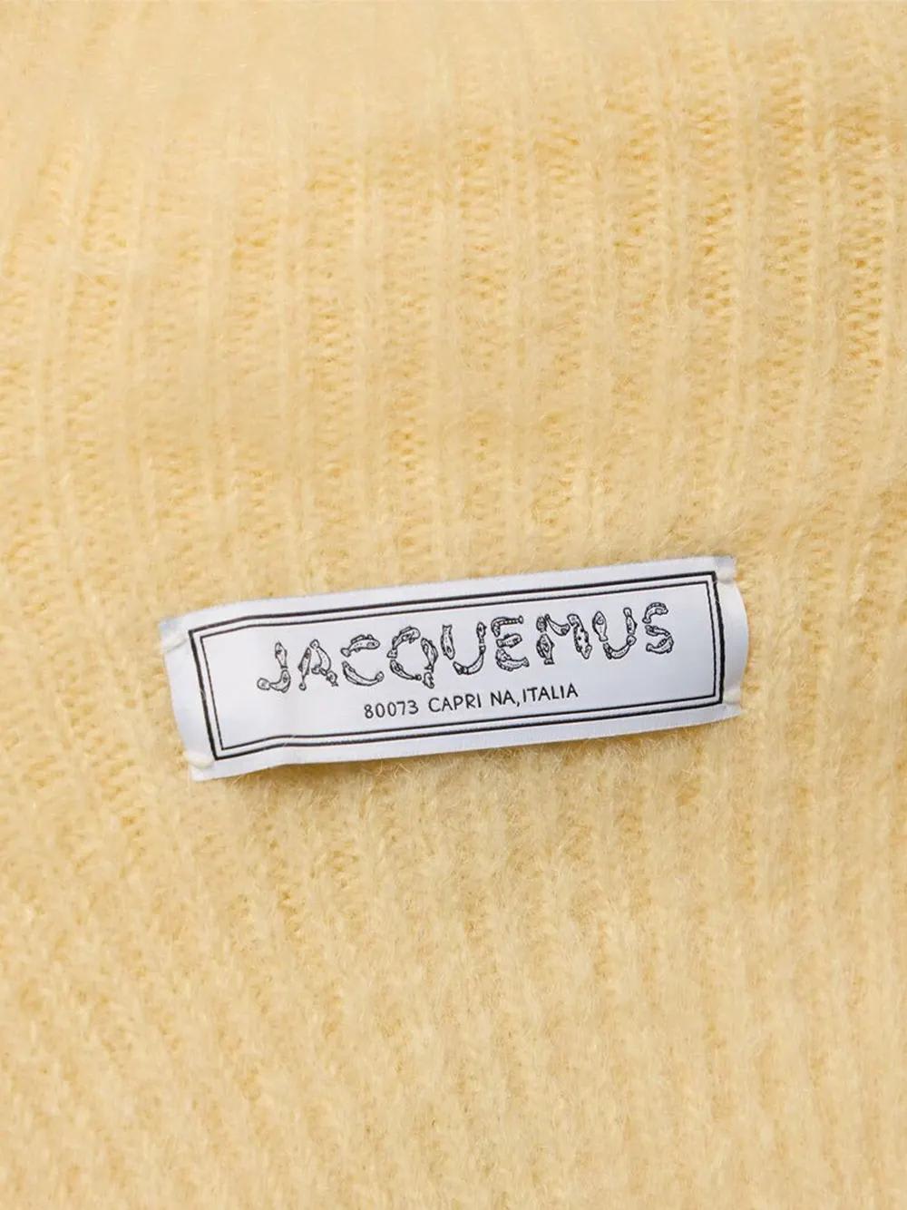 Jacquemus Women Le Pull Marina Sweater In Yellow