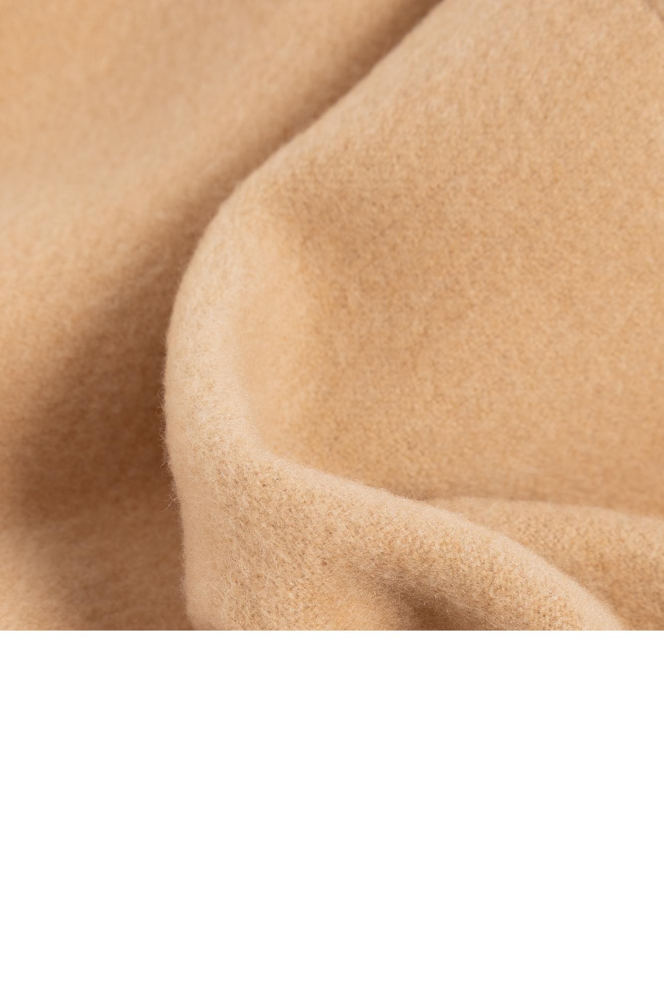 Ferragamo Hooded Scarf In Neutral