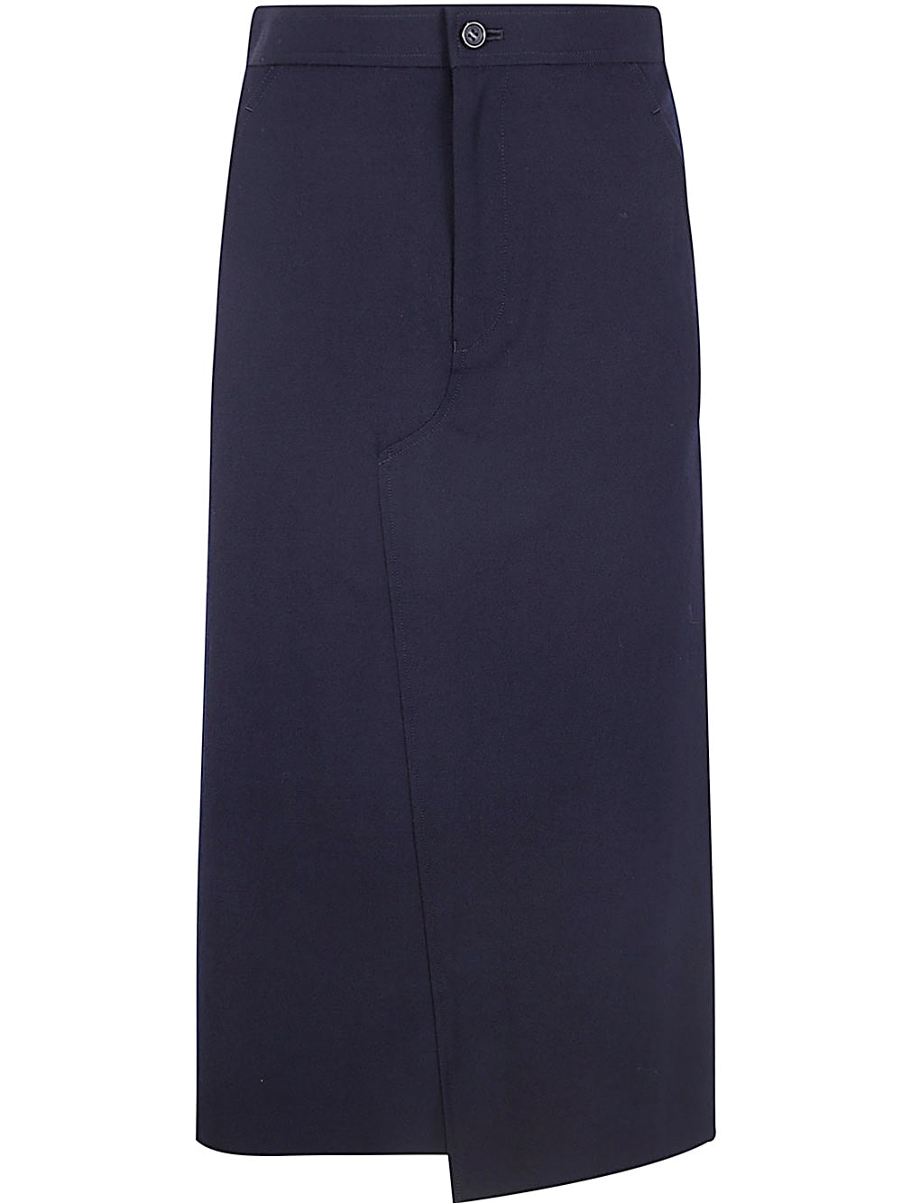 Shop Comme Des Garçons Comme Des Garçons Ladie`s Skirt In Navy