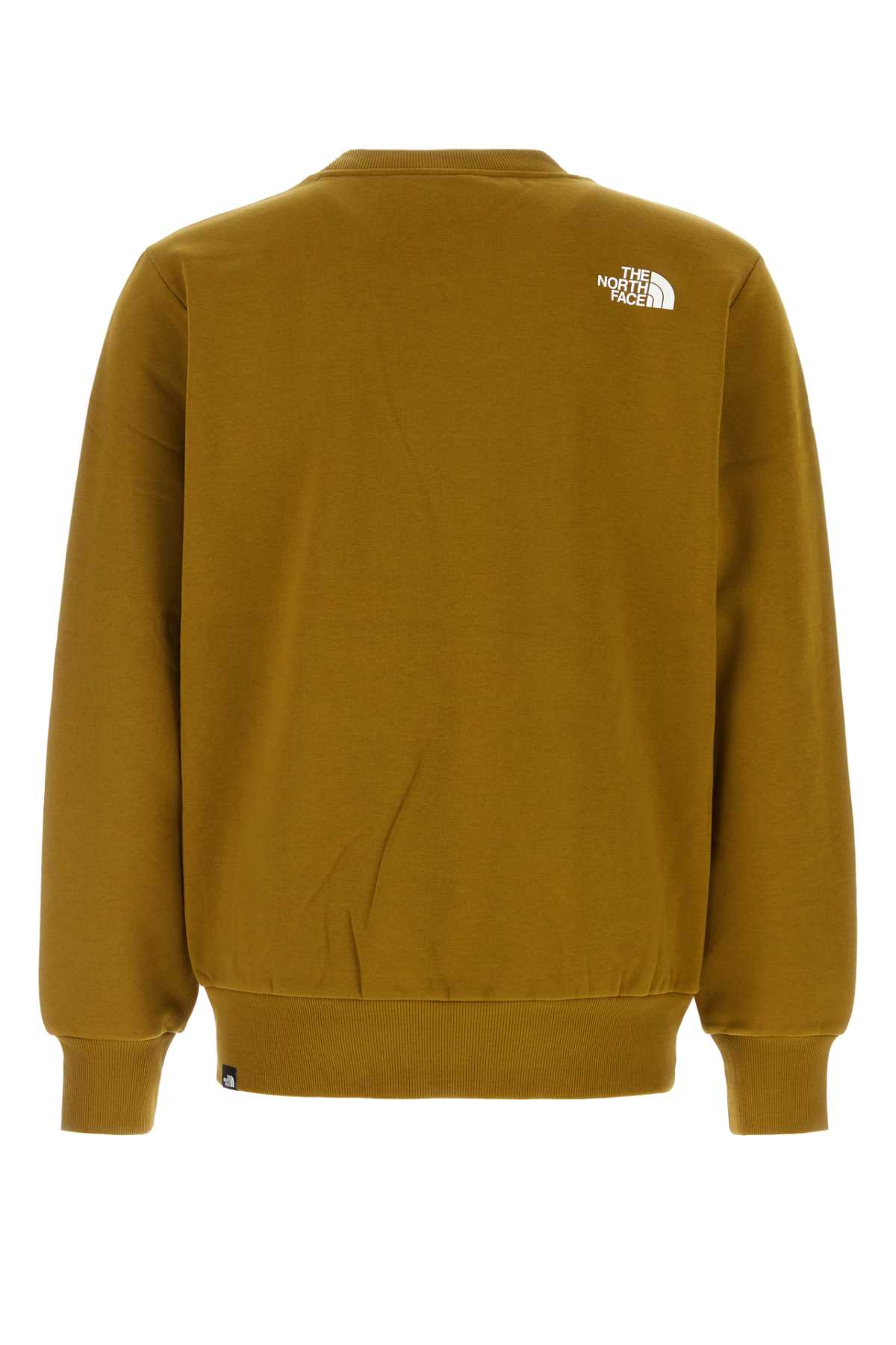 THE NORTH FACE KHAKI COTTON BLEND SWEATSHIRT