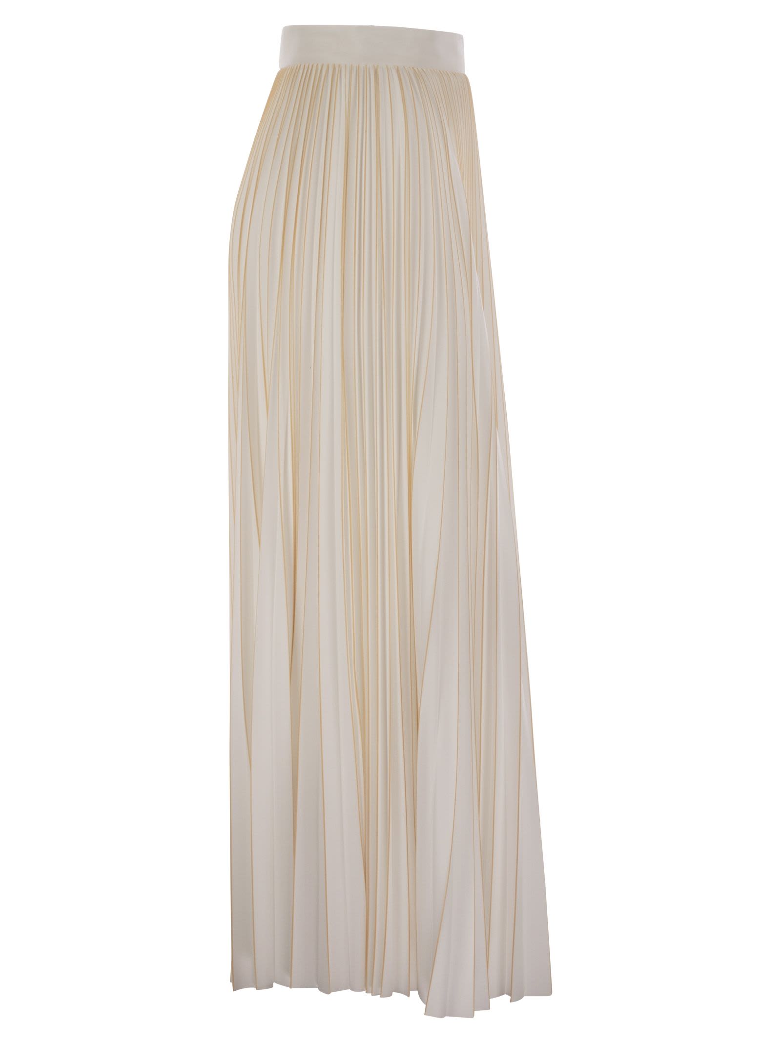 Fabiana Filippi Knee Length And Midi Skirt In White/beige