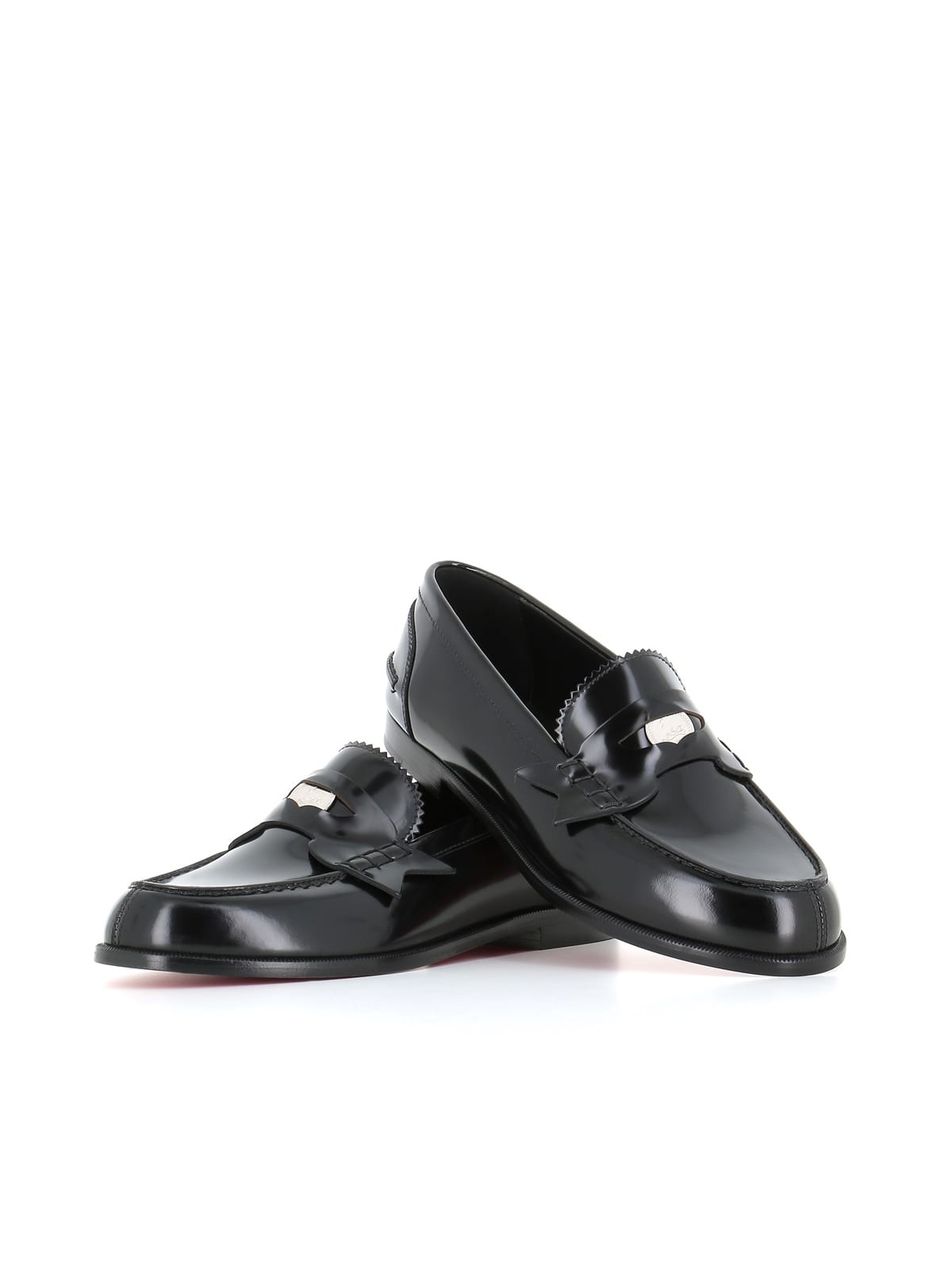 Shop Christian Louboutin Loafer Penny In Black