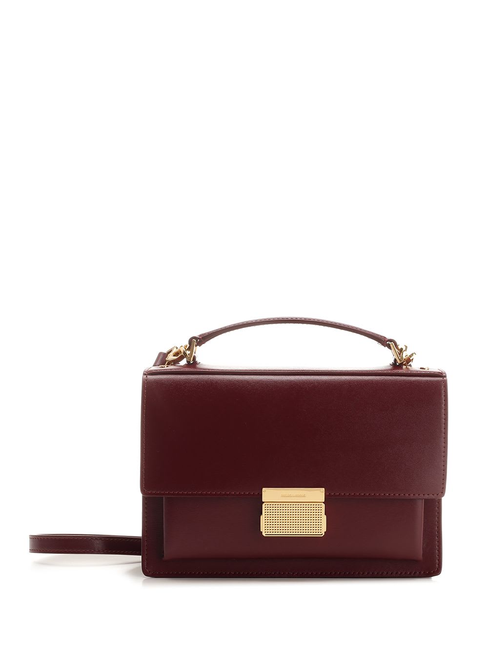 Shop Golden Goose Venezia Handbag In Burgundy