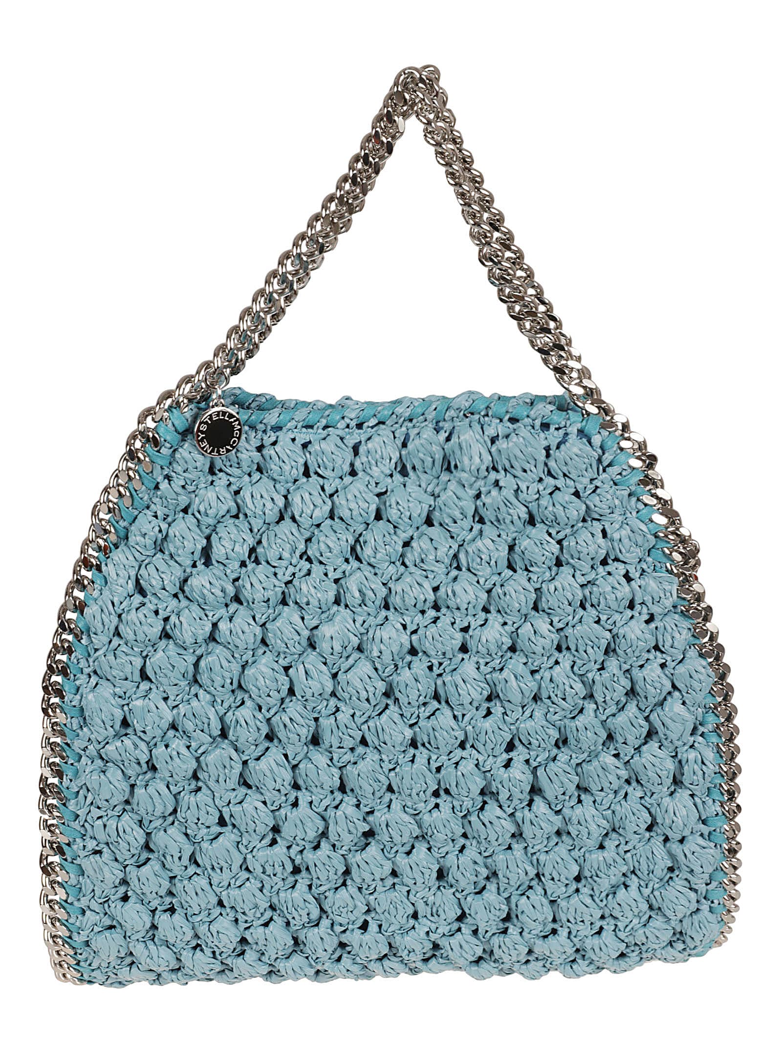 Stella Mccartney Eco Shaggy Deer Tote In Turquoise