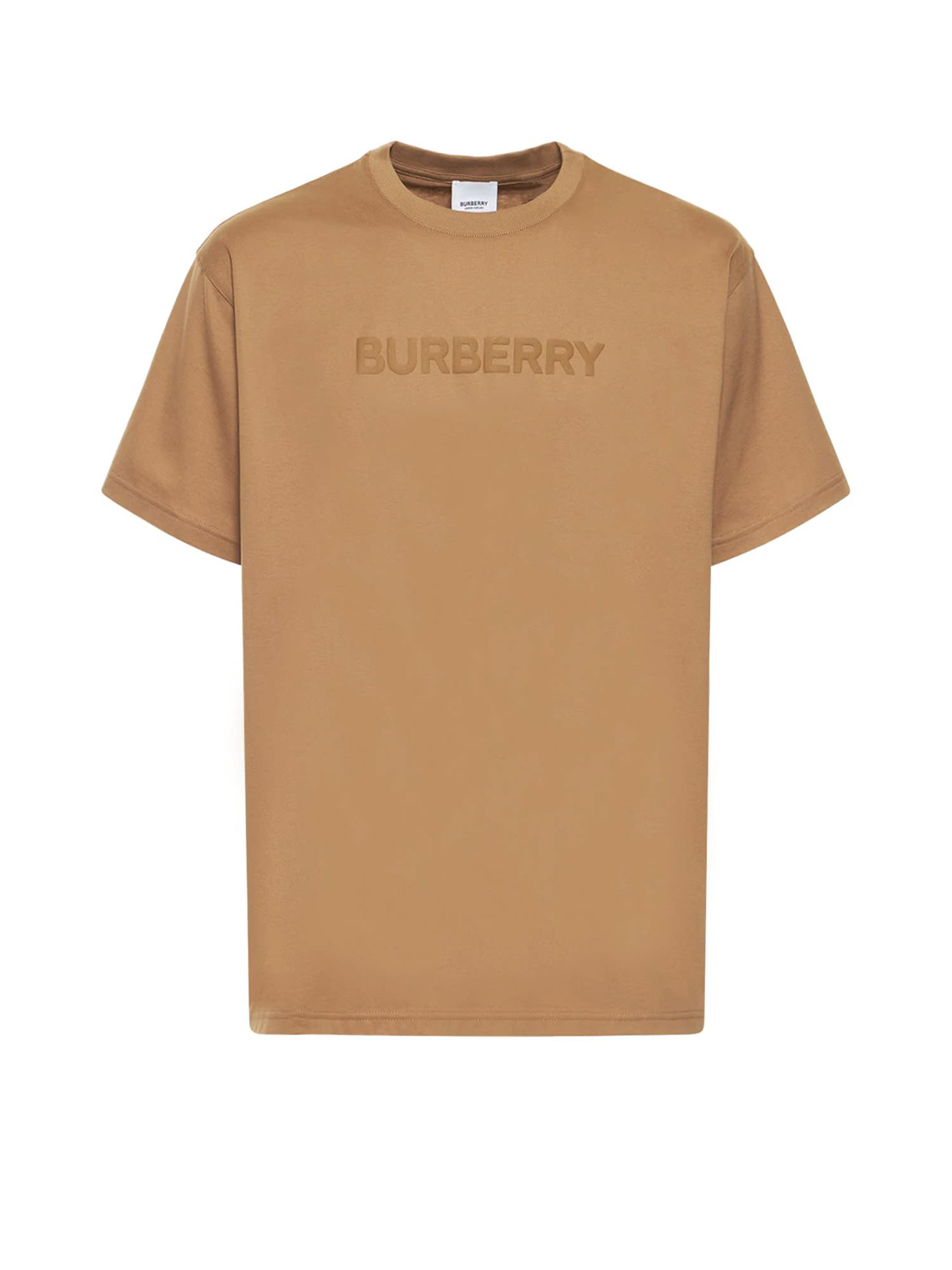 Shop Burberry T-shirt In Beige