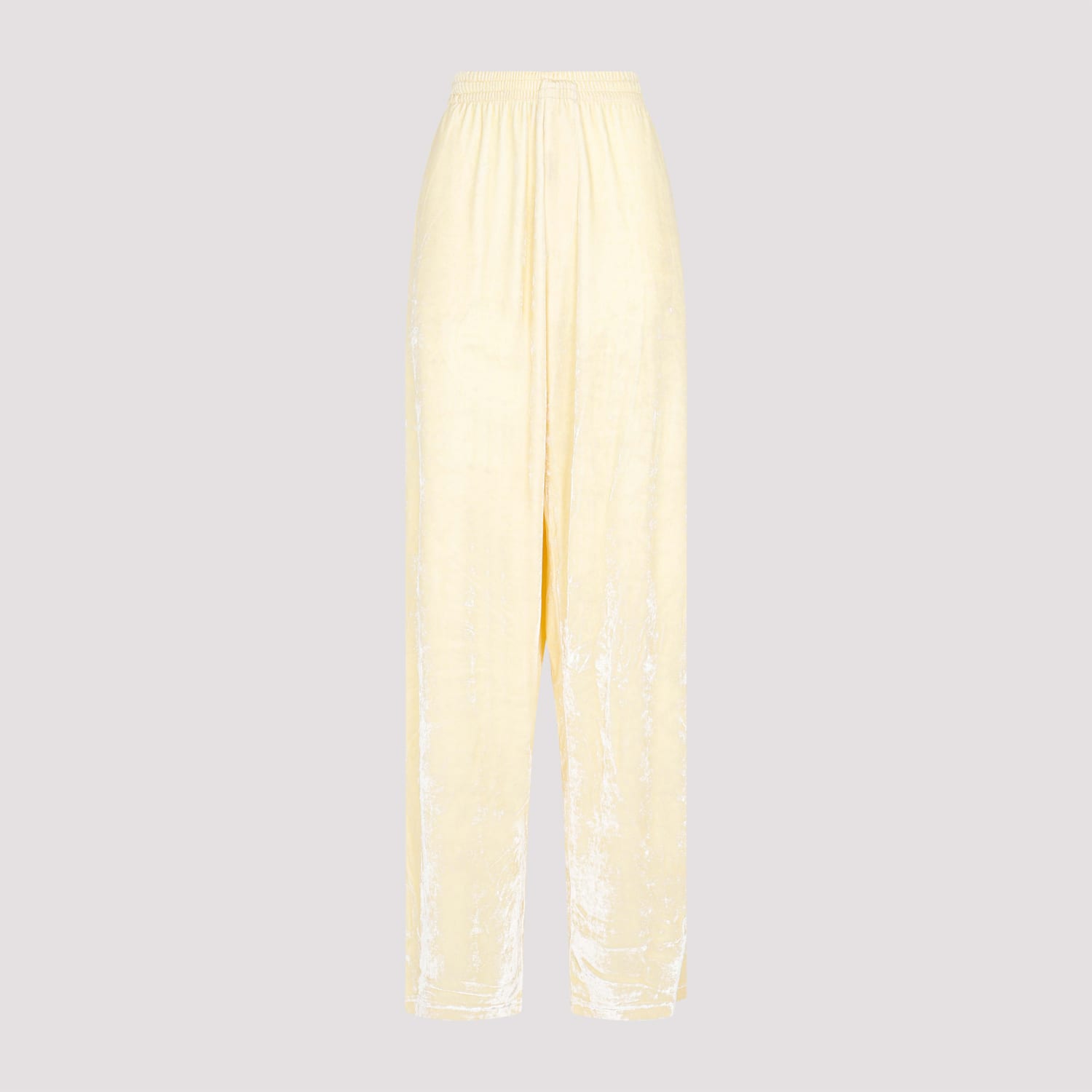 Shop Balenciaga Baggy Pants In Cream