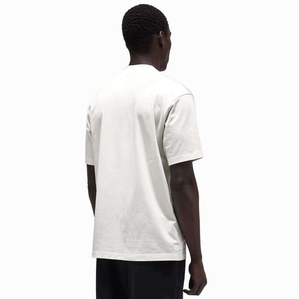 Shop Y-3 Adidas  T-shirt Iv7737 In White