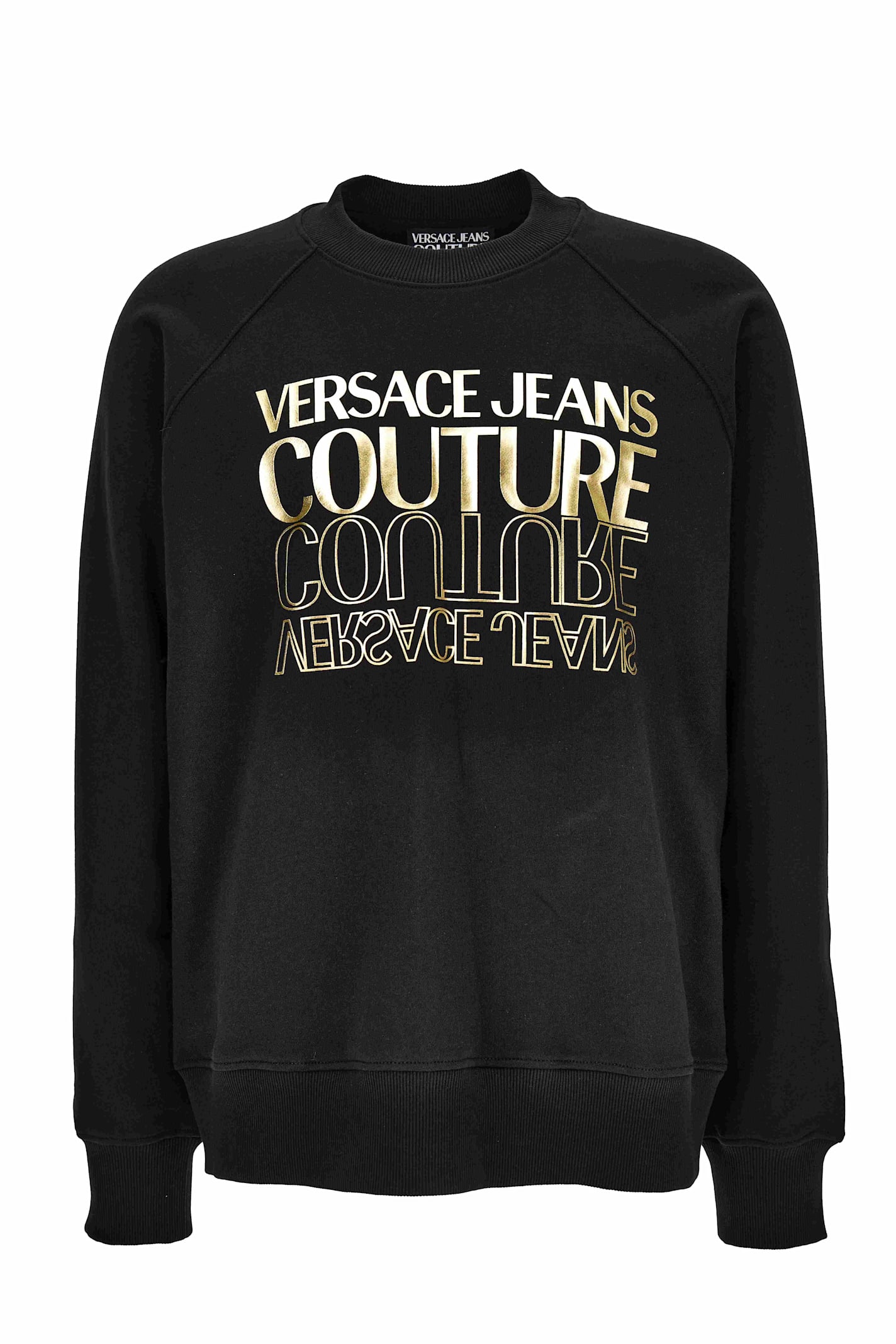 Shop Versace Jeans Couture Black Sweatshirt