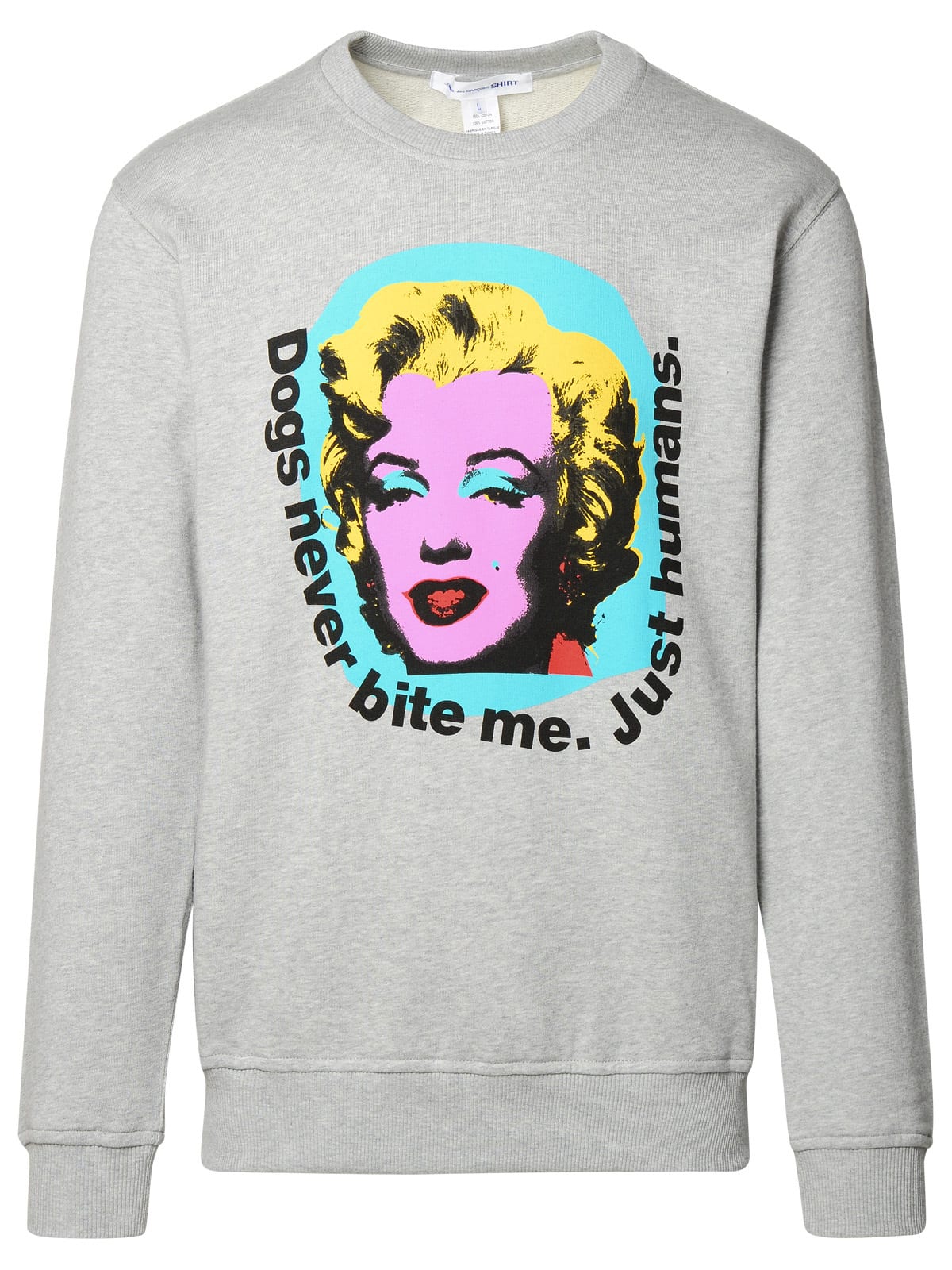 marilyn Monroe Grey Cotton Sweatshirt
