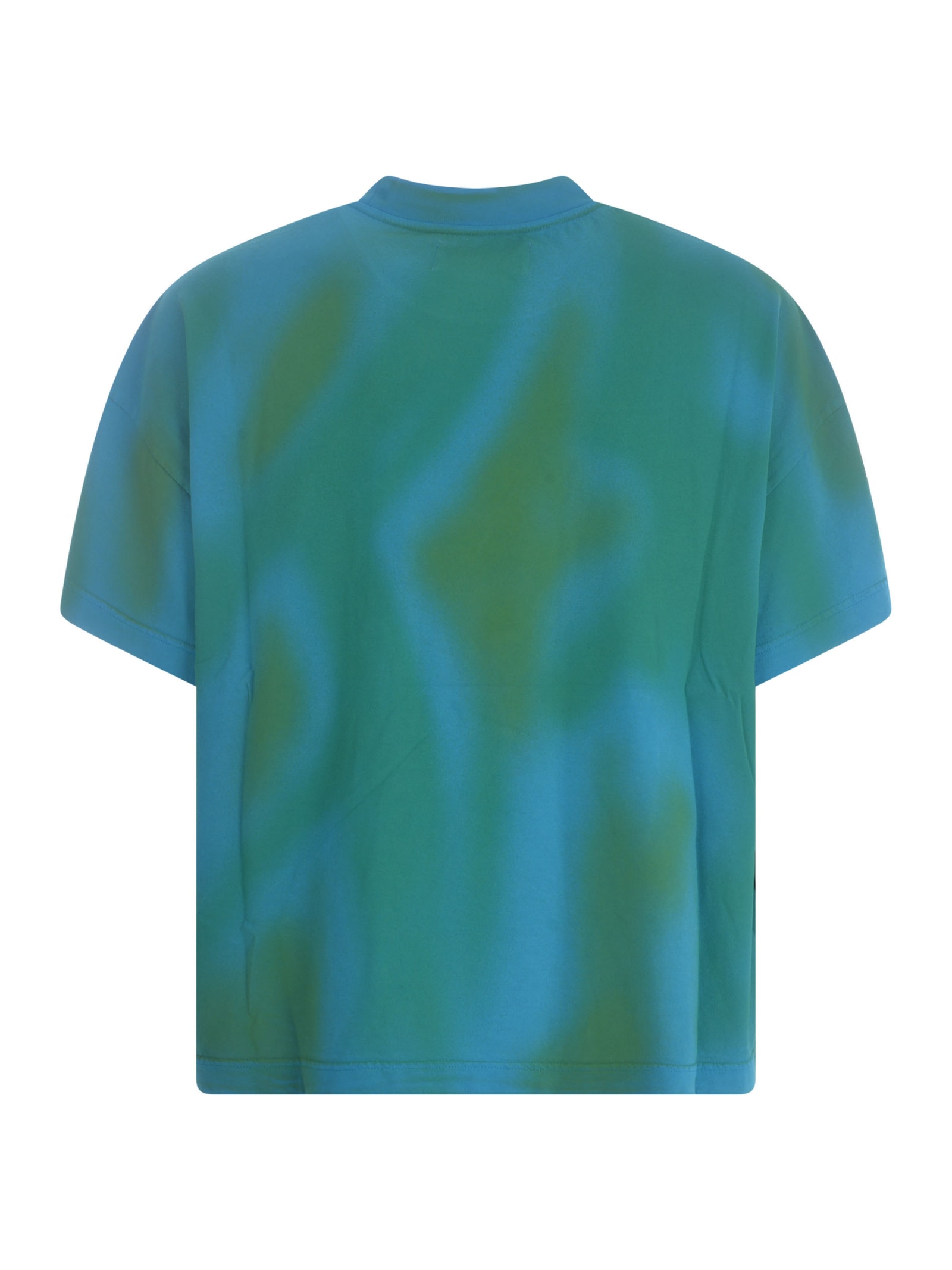 Shop Bonsai T-shirt  Spray In Cotton In Azzurro