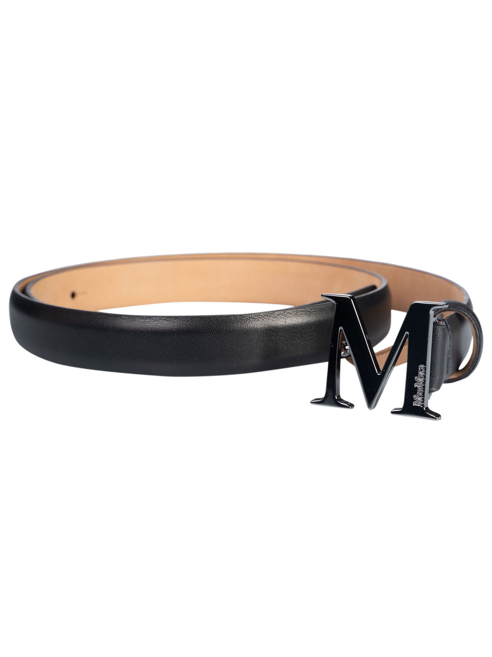 Shop Max Mara Mclassic20 Belt In Black