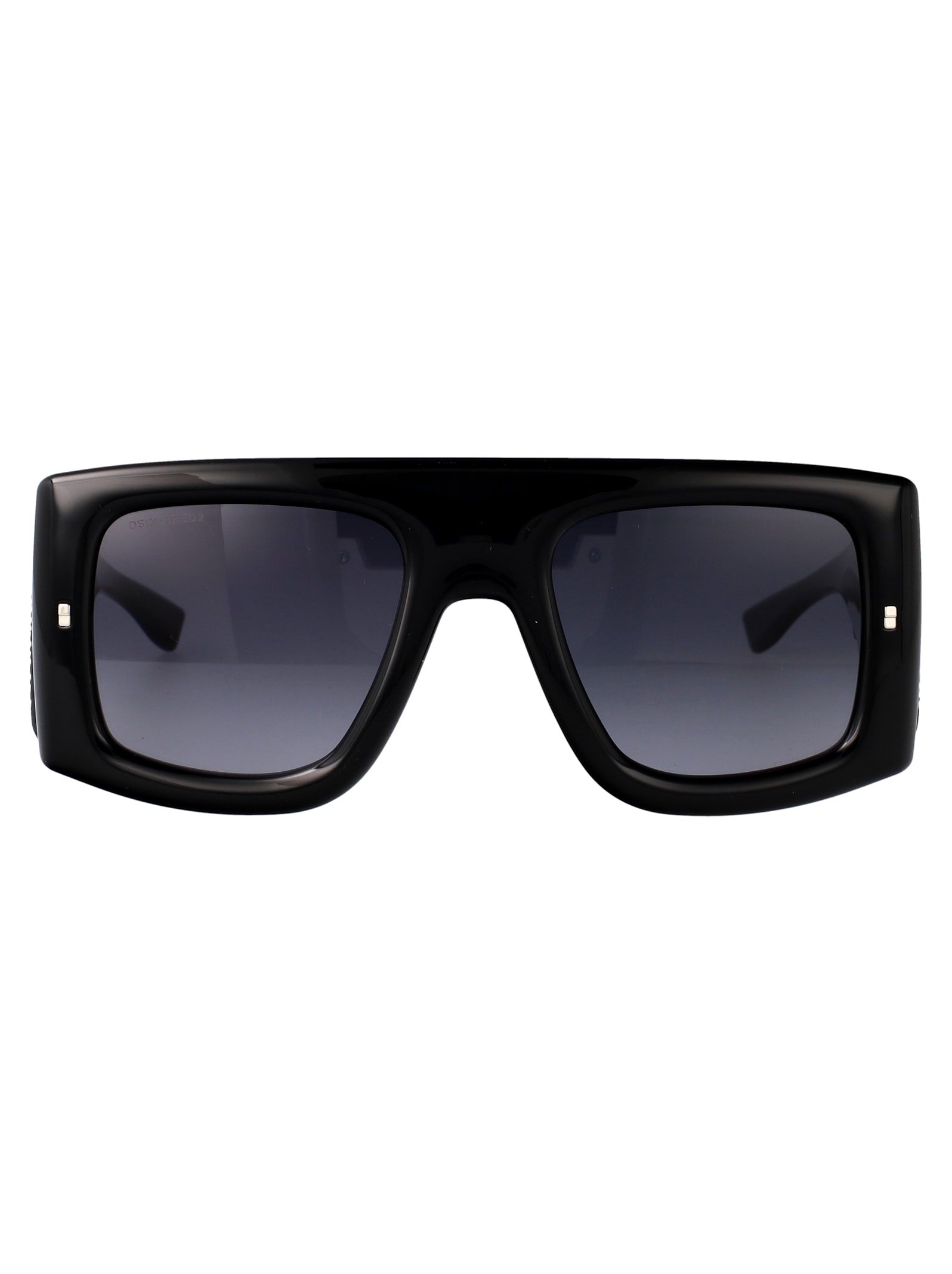 Dsquared2 Black Injectate Sunglasses In Black