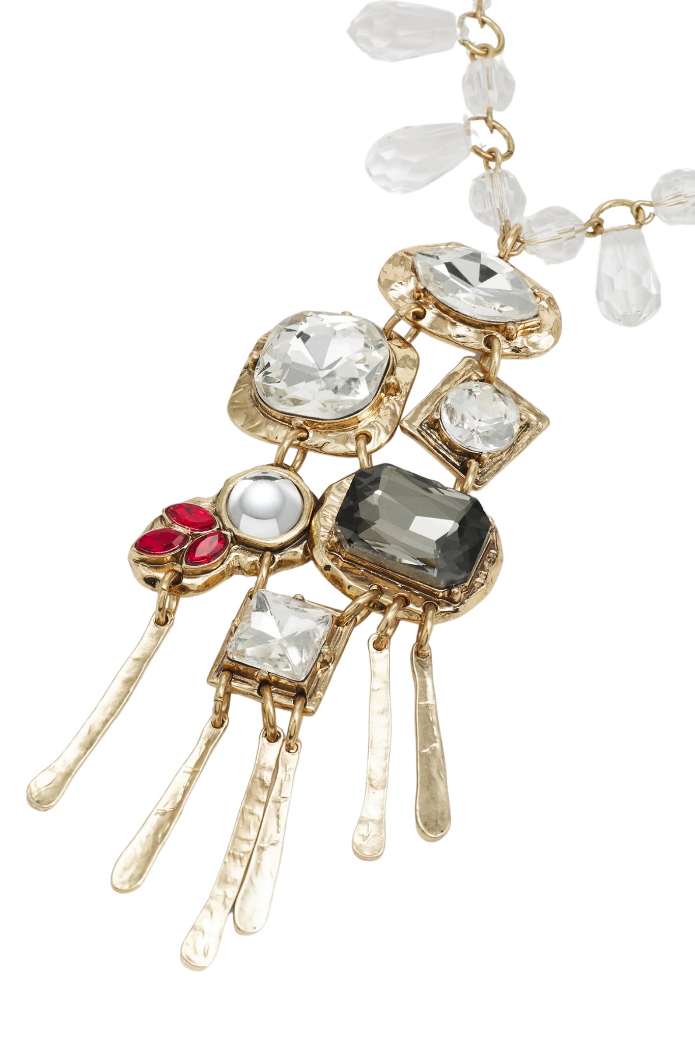Weekend Max Mara Delphi Pendant Necklace In Oro Chiaro