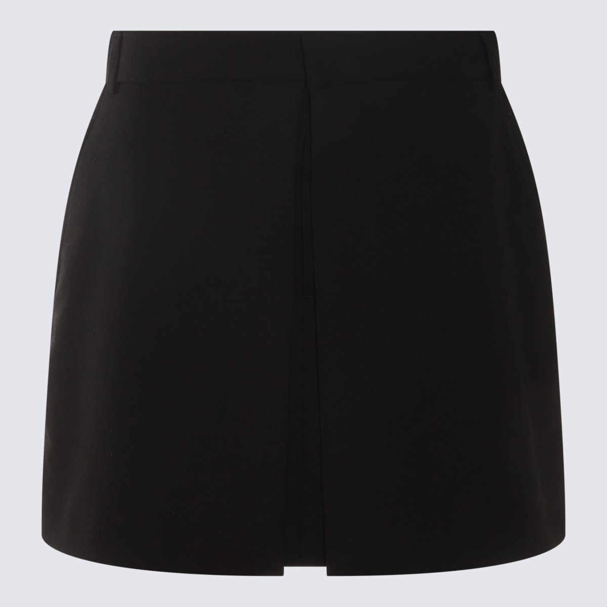 Shop Ami Alexandre Mattiussi Black Wool Skirt