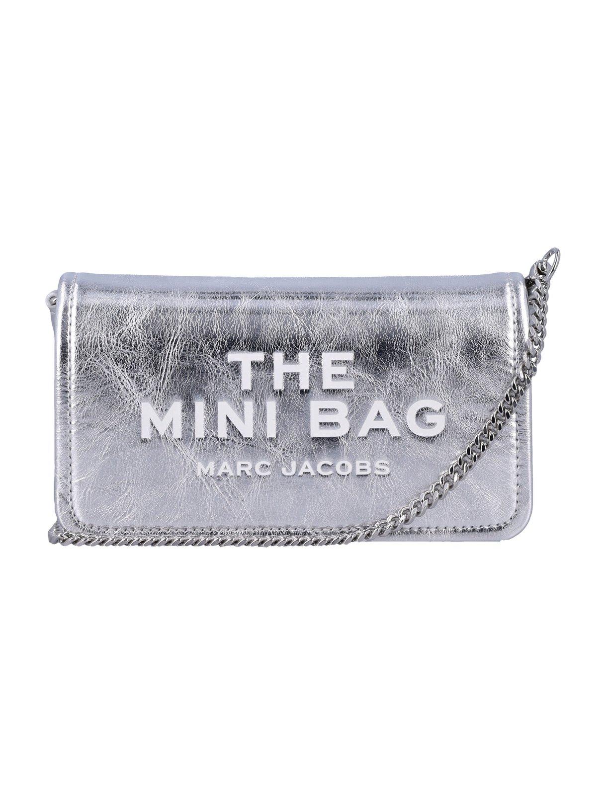 MARC JACOBS METALLIC CHAIN MINI CROSSBODY BAG 