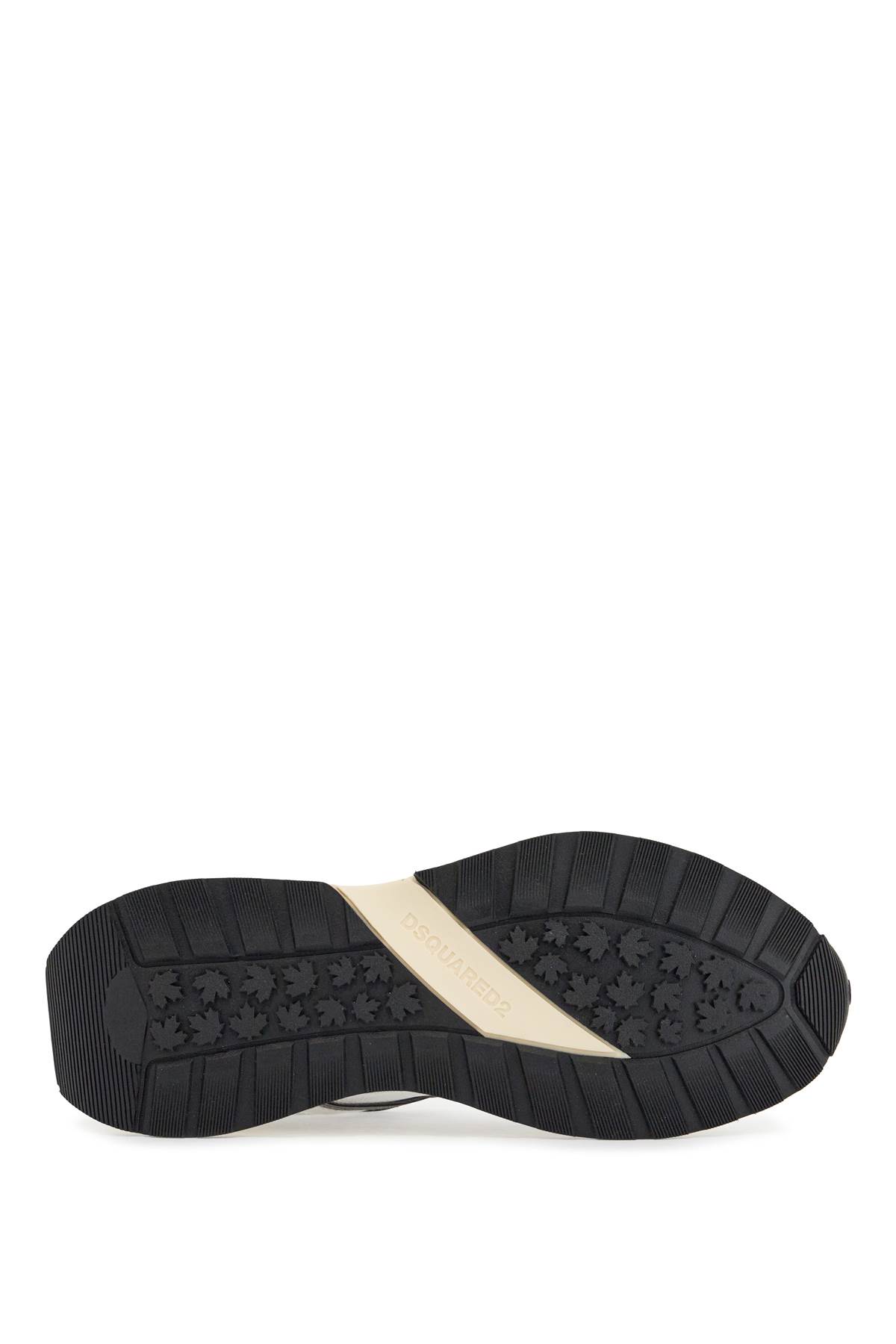 Dsquared2 Sprinter Sneakers In Bianco Sporco (white)