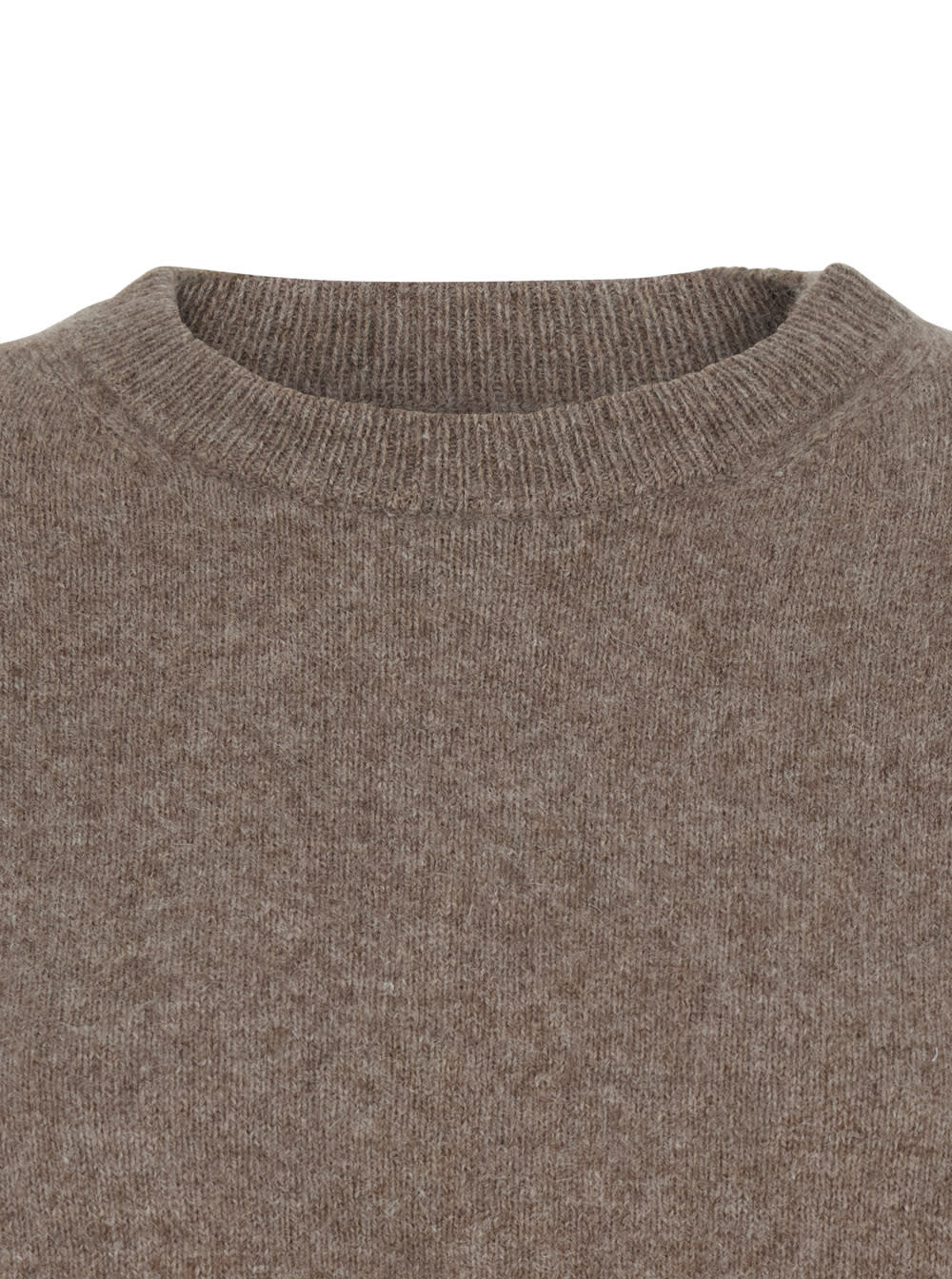 Loulou Studio Tristan Crew Neck Sweater In Brown