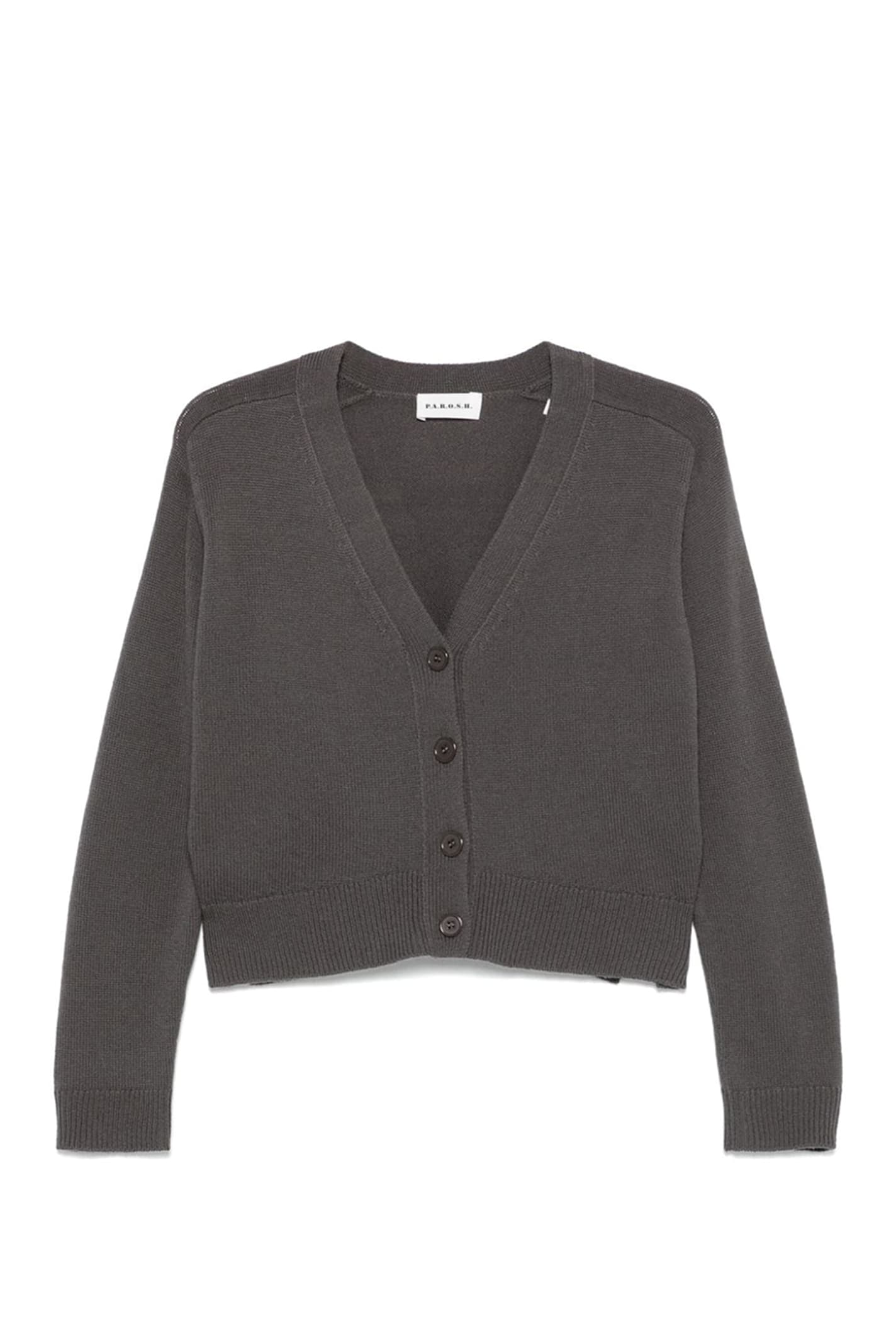 Shop P.a.r.o.s.h Cardigan In Grey