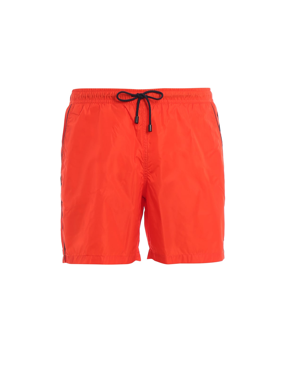Fay Orange Semi Glossy Nylon Swim Shorts