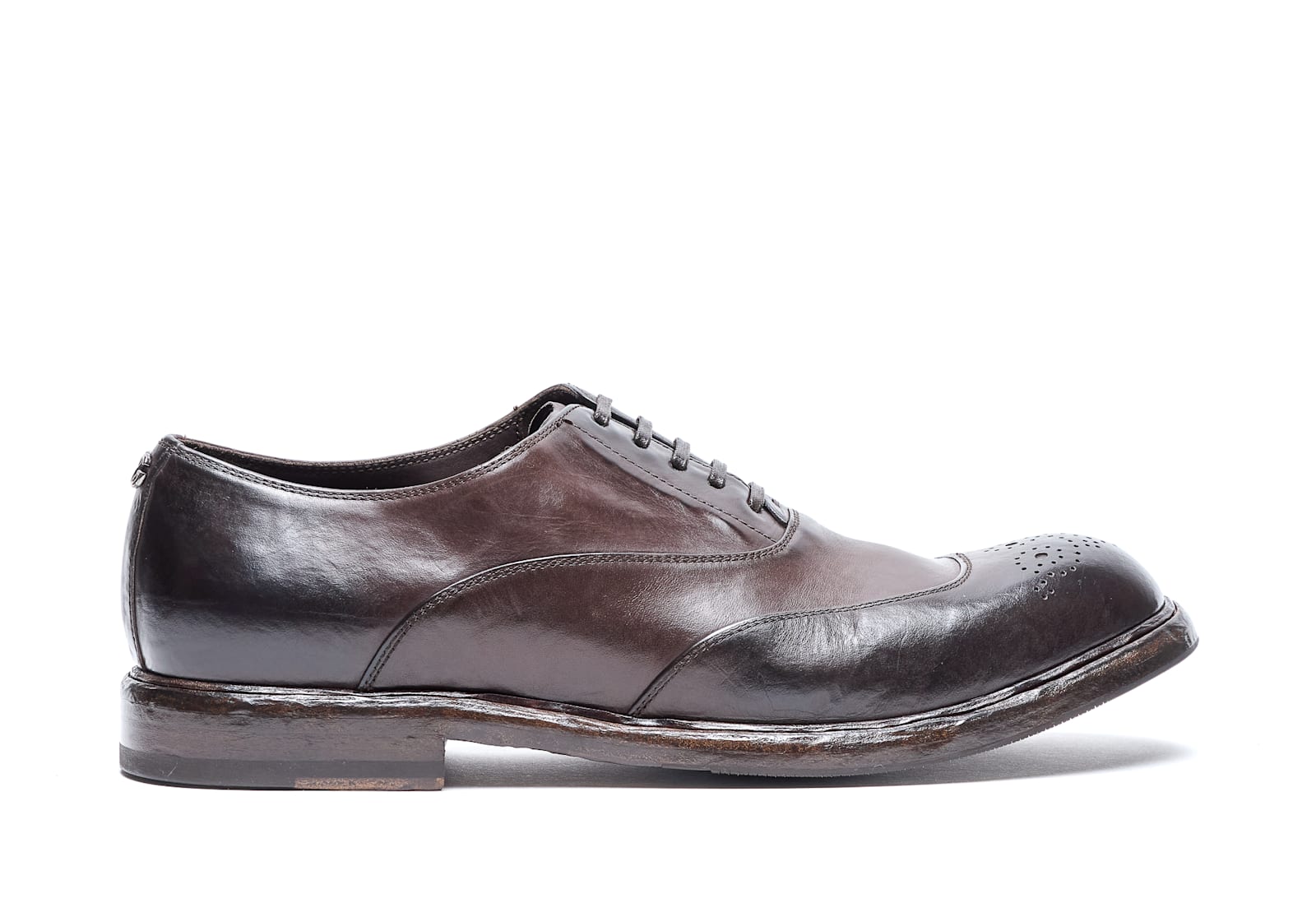 Dolce & Gabbana Leather Laced Up Shoes