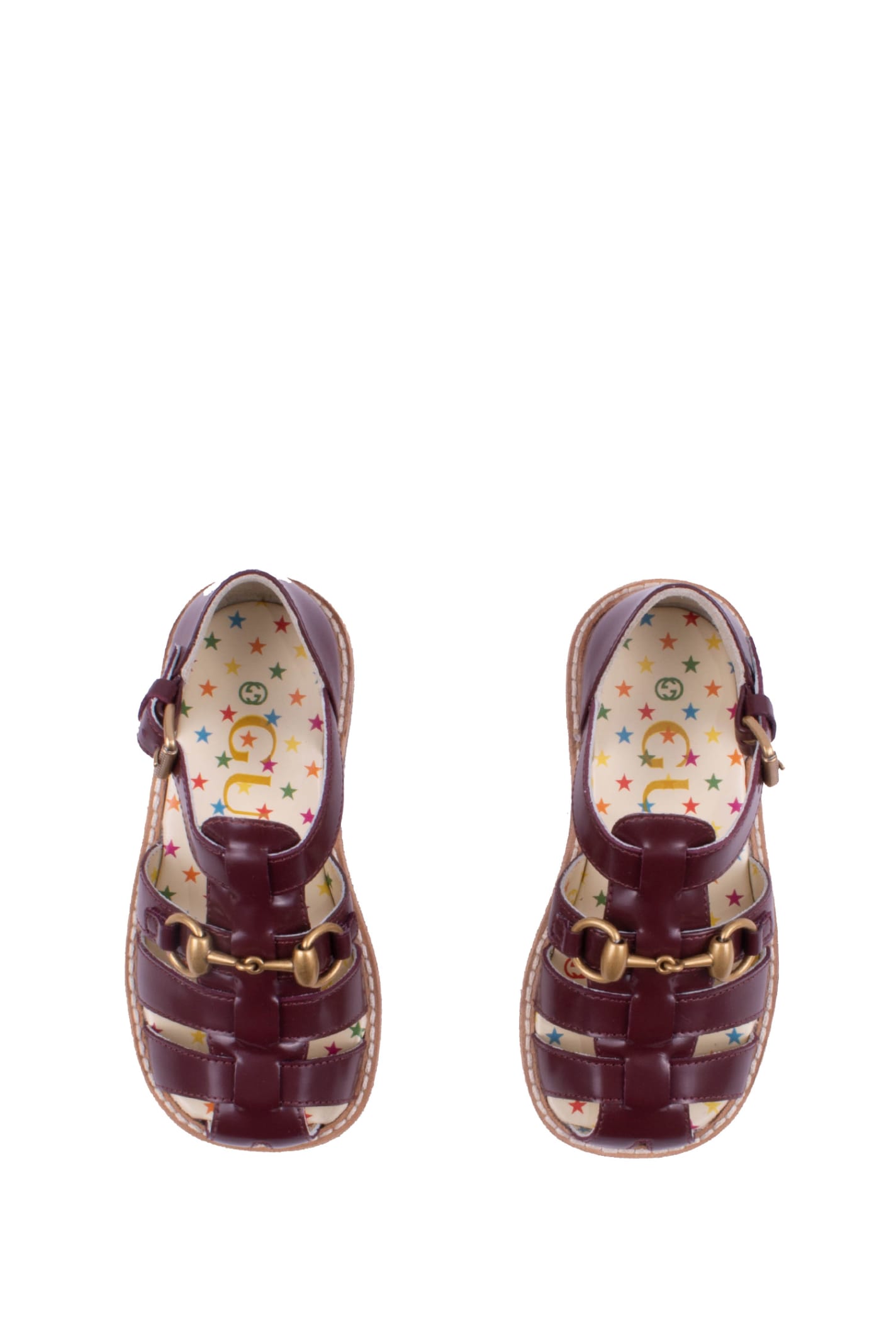 Gucci Kids' Toddlers Sandal With Horsebit In Brown ModeSens