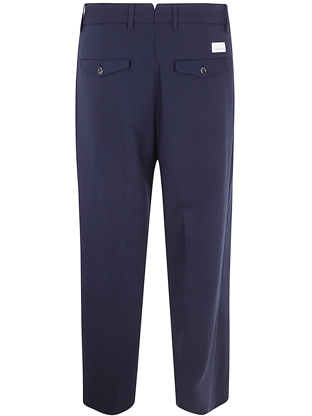 Shop Nine In The Morning Apollon Baggy Man Trousers In Blue Navy