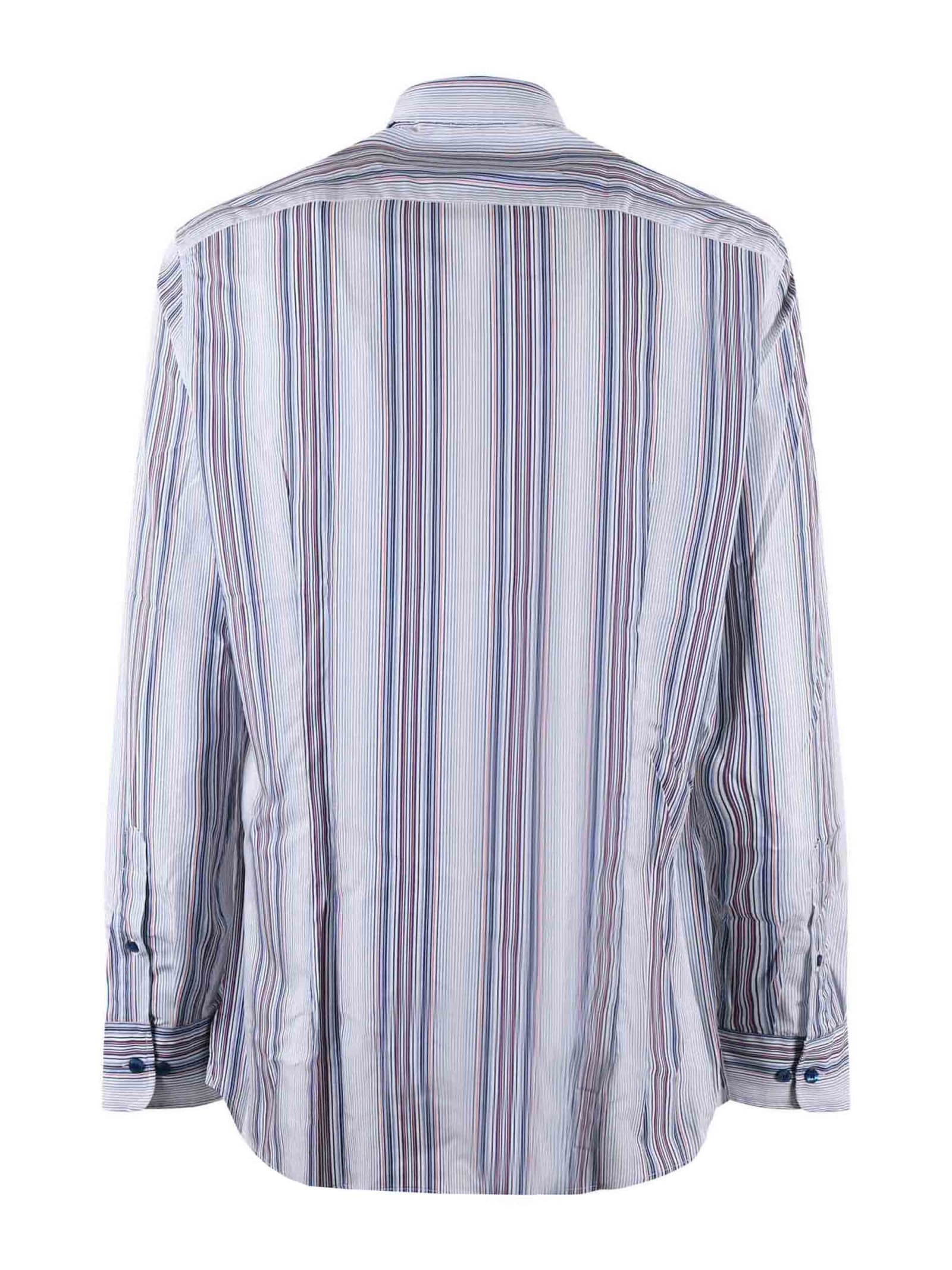 Shop Etro Shirt In Multicolour