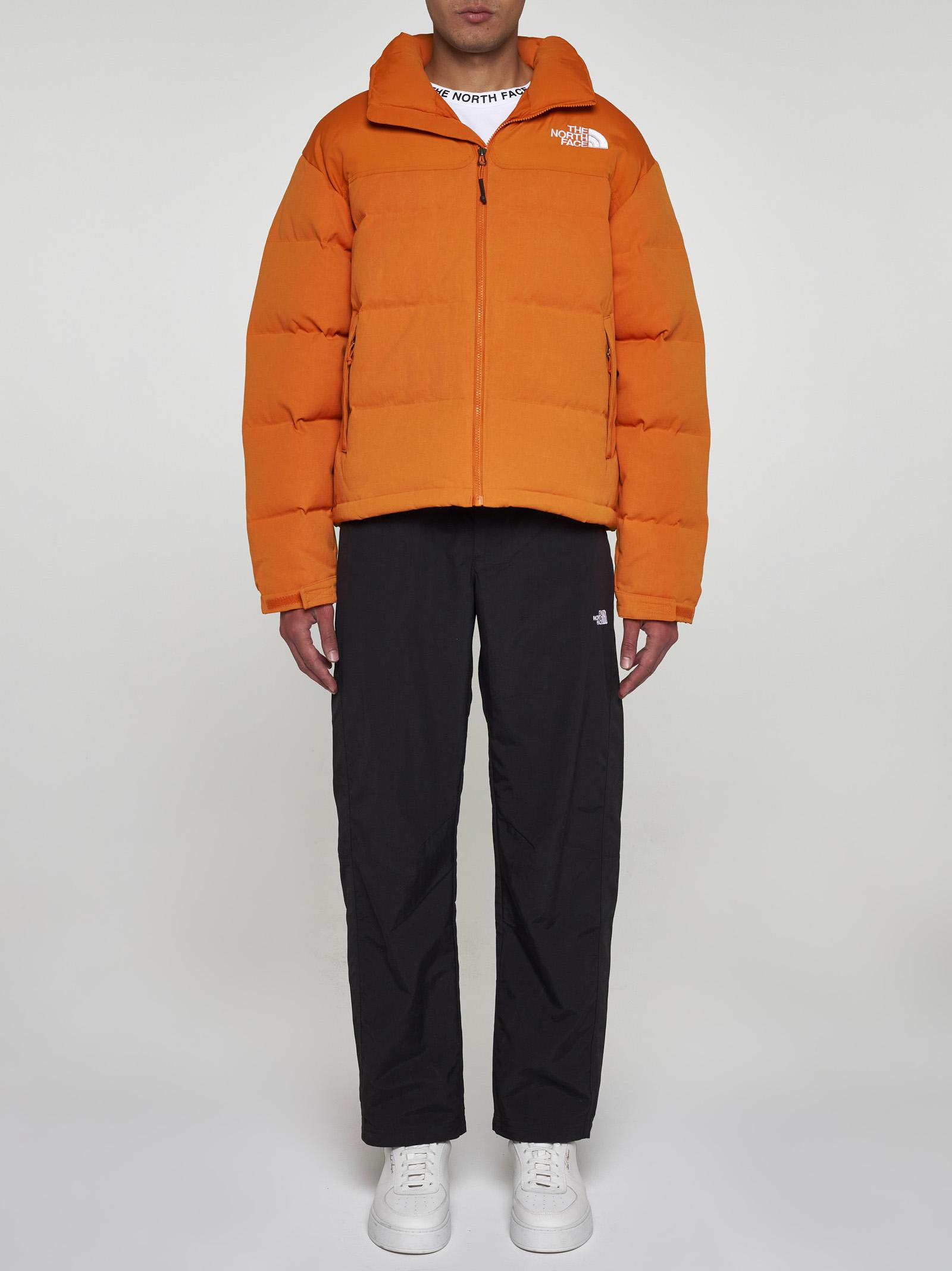 Shop The North Face M 92 Quilted Ripstop Down Jacket In Orange