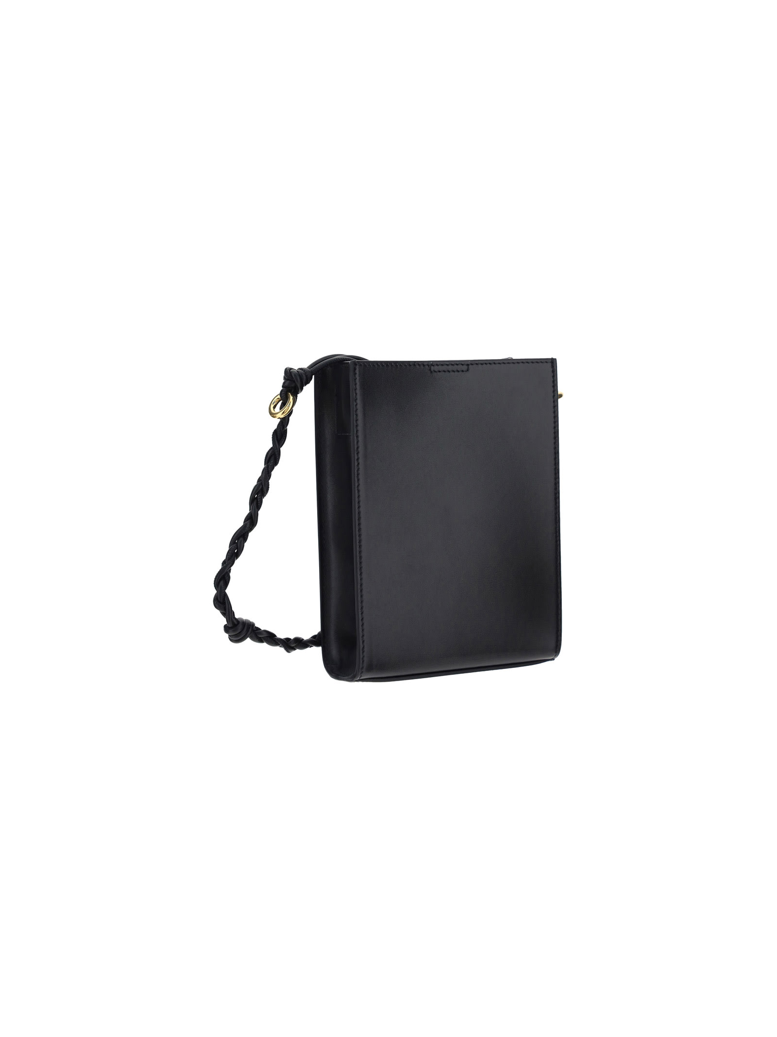 Shop Jil Sander Tangle Shoulder Bag In Nero