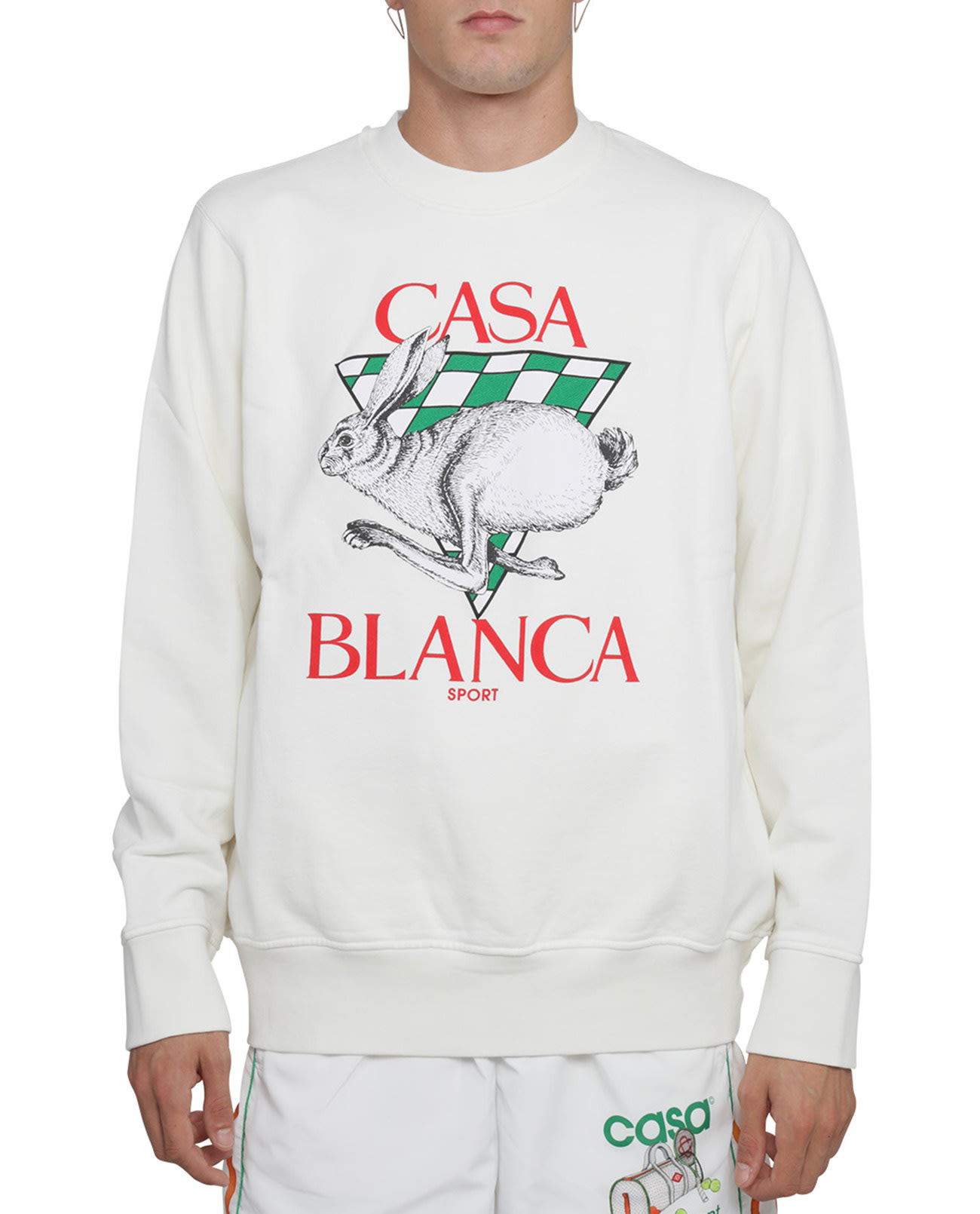 Casablanca White Casa Sport Sweatshirt
