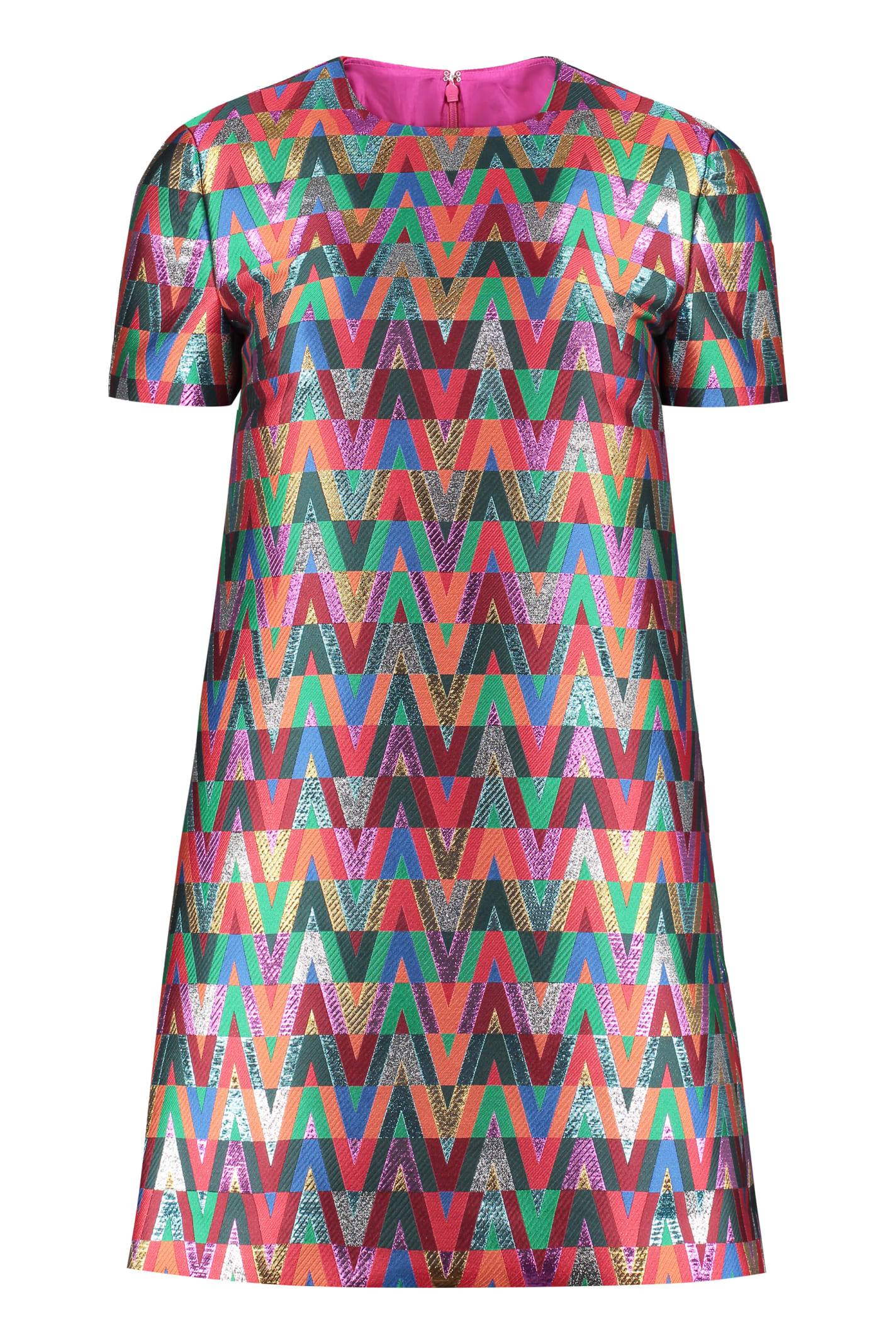 Valentino Multicolor Lurex Dress