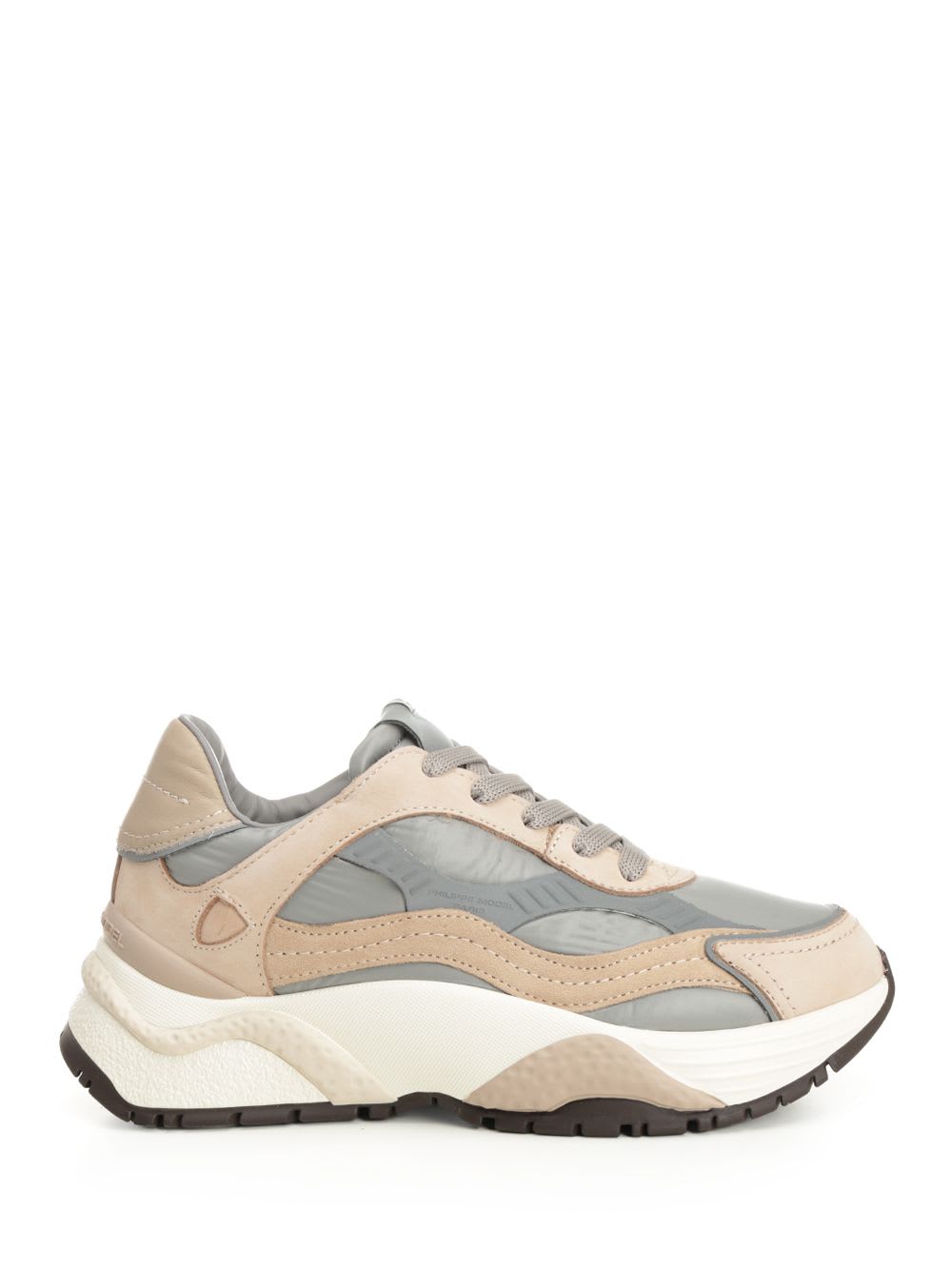 Philippe Model Chunky Sole Slip-on Sneakers In Gray