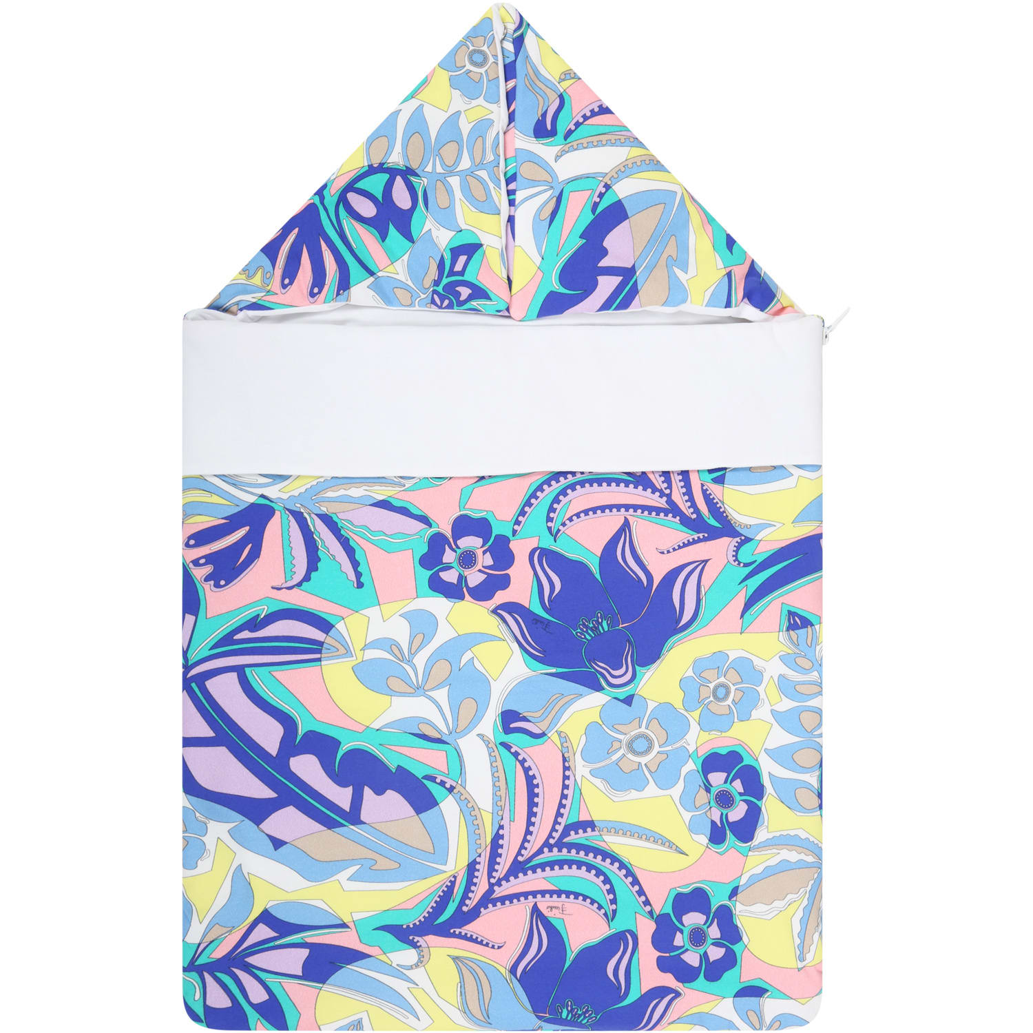 Emilio Pucci Multicolor Sleeping Bag For Babykids With Logo