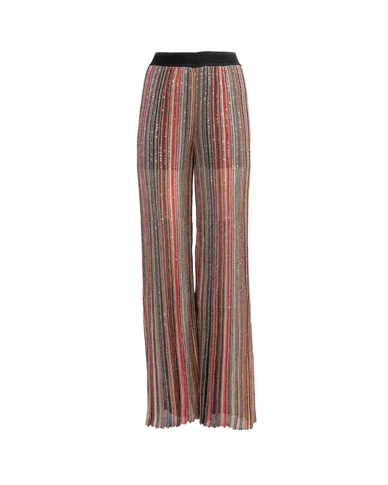 MISSONI VERTICAL STRIPED KNIT TROUSERS