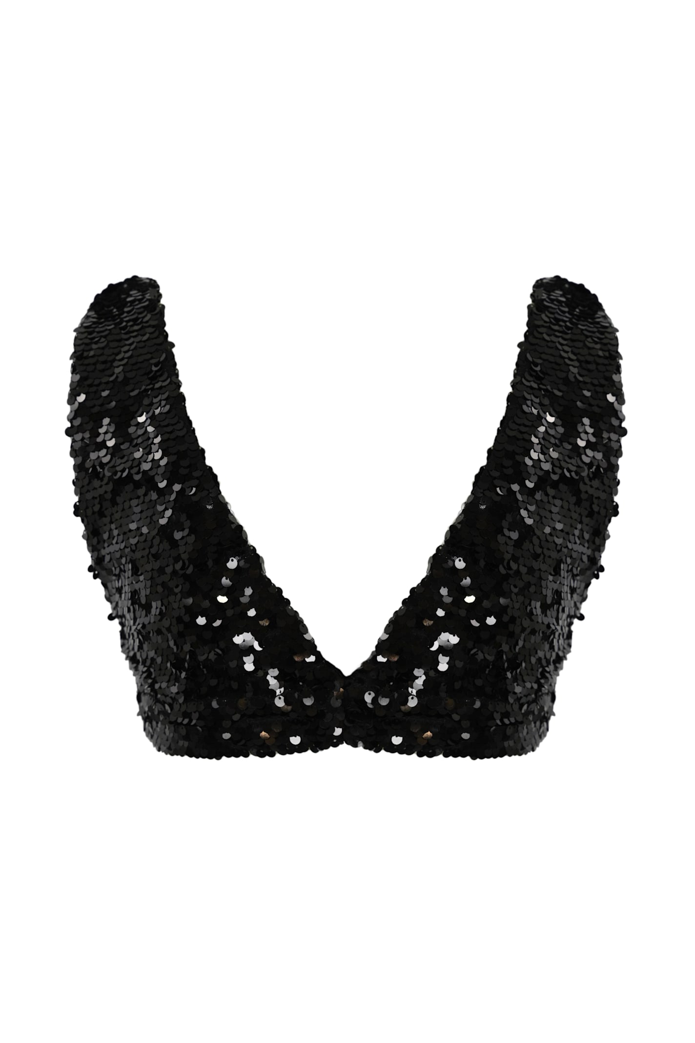 Shop Philosophy Di Lorenzo Serafini Sequined Top In Nero
