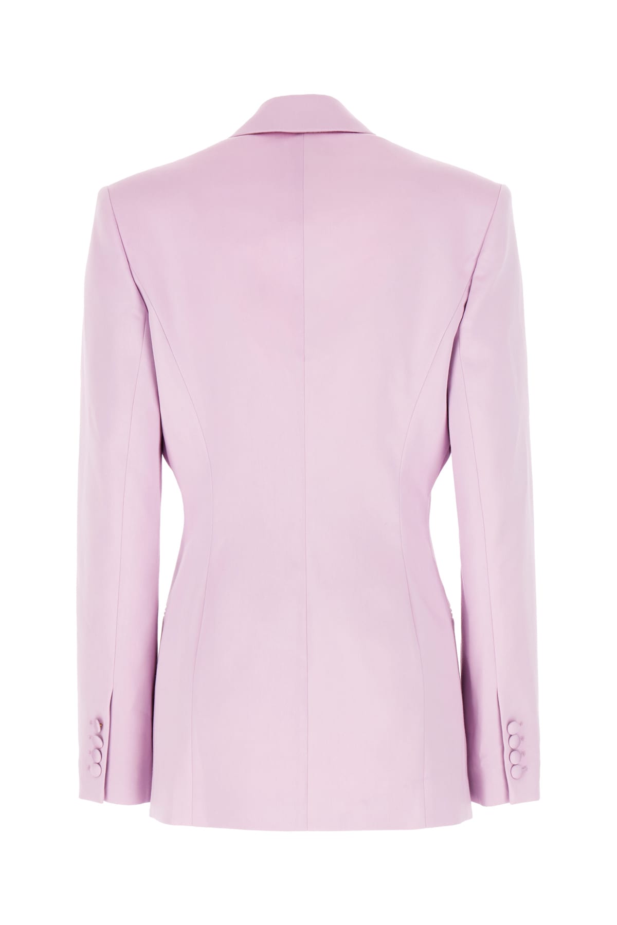 Shop Magda Butrym Lilac Lyocell Blend Oversize Blazer In Lilla