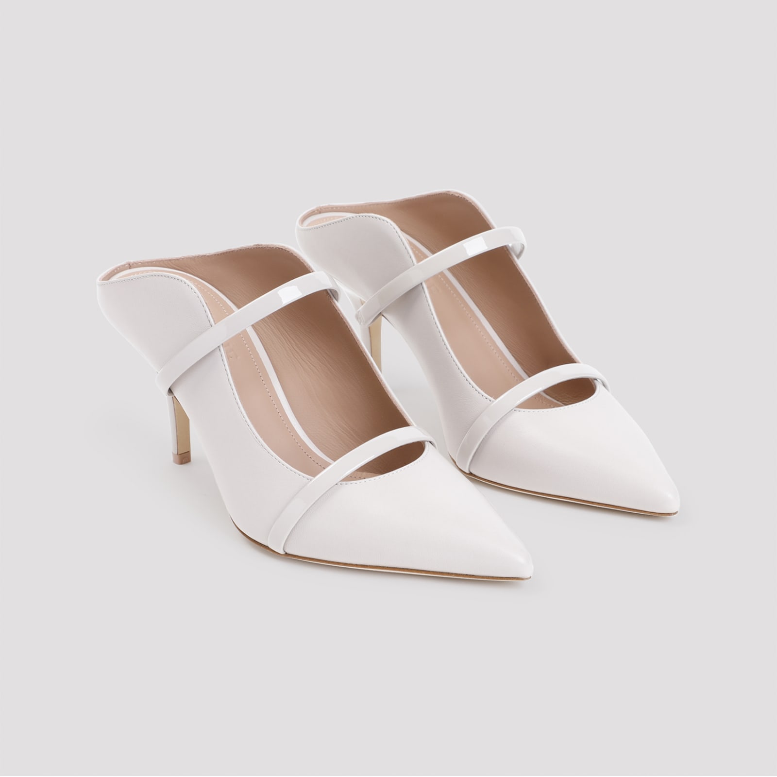 Shop Malone Souliers Maureen 70 Pumps In Ice Ice