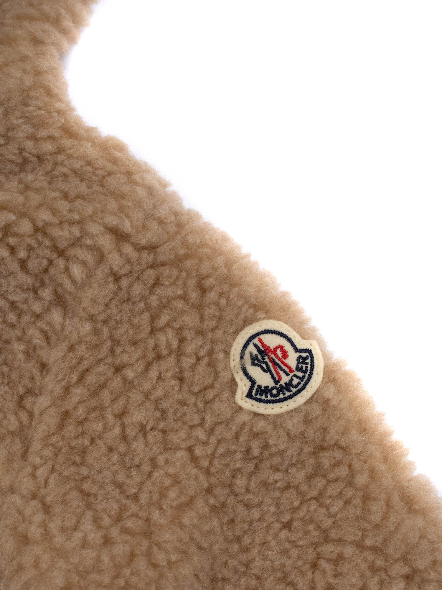 Moncler Zip Up Cardigan In Brown