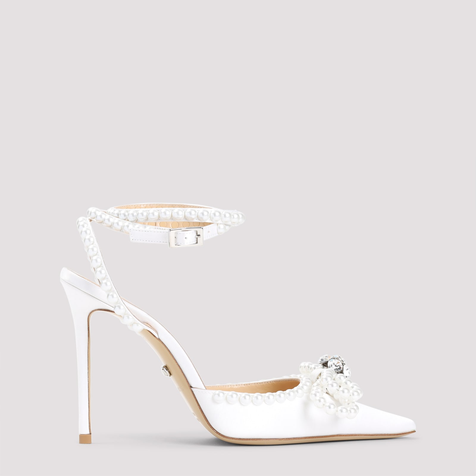 Double Bow Pearl Pumps