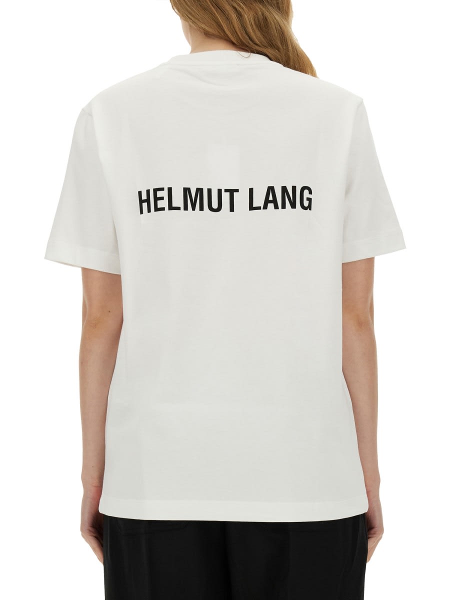 Shop Helmut Lang T-shirt With Logo In White