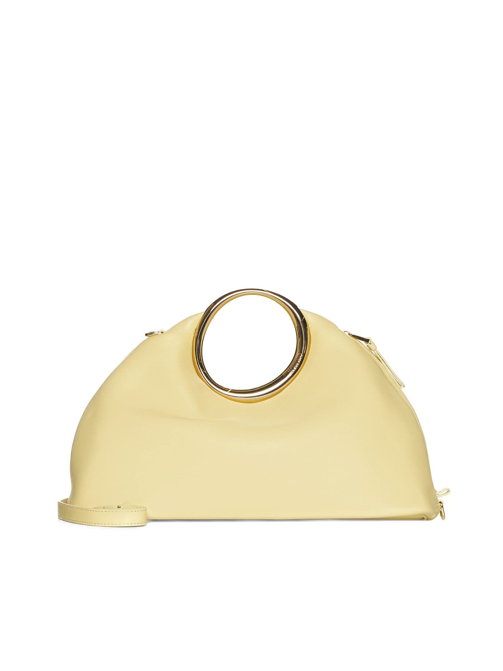 Shop Jacquemus Tote In Pale Yellow