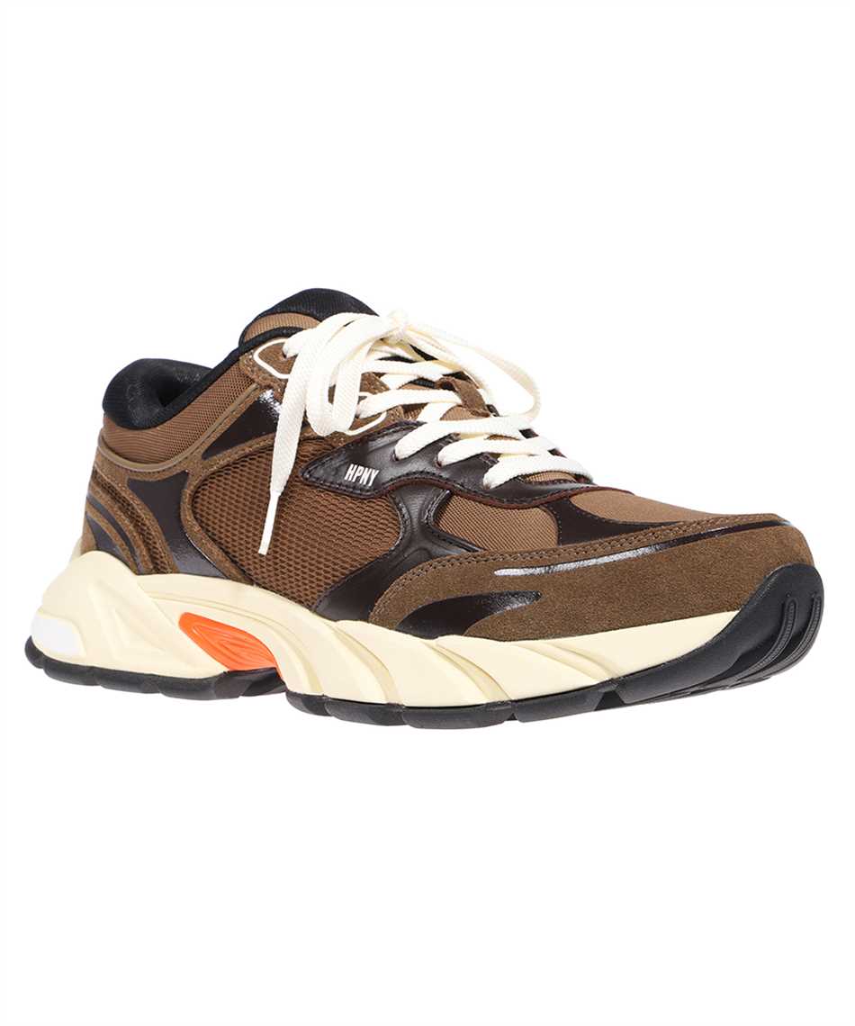 Shop Heron Preston Block Stepper Suede Low-top Sneakers In Brown