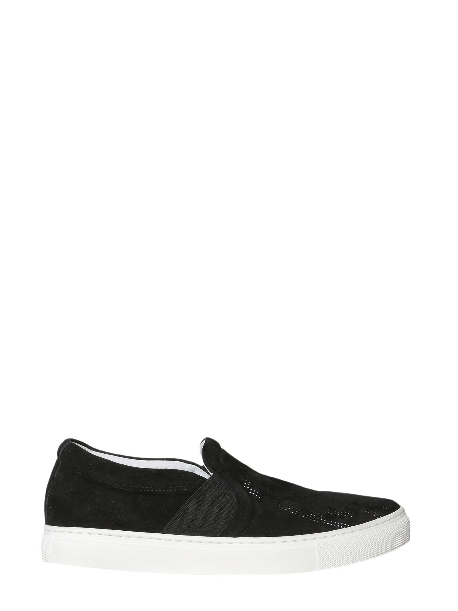 Buy Lanvin Slip-on With Openworked Logo online, shop Lanvin shoes with free shipping