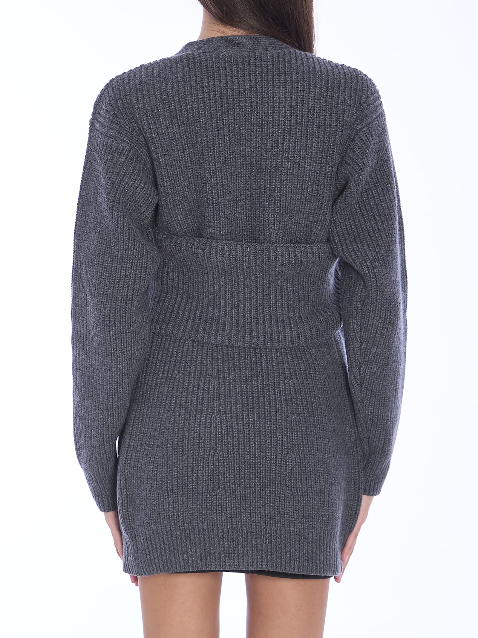 Shop Alexander Wang Pre-styled Twinset Cardigan In Grey