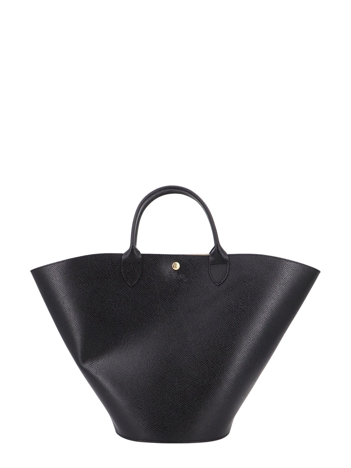 Shop Longchamp Xl Épure Logo Debossed Tote Bag In Black